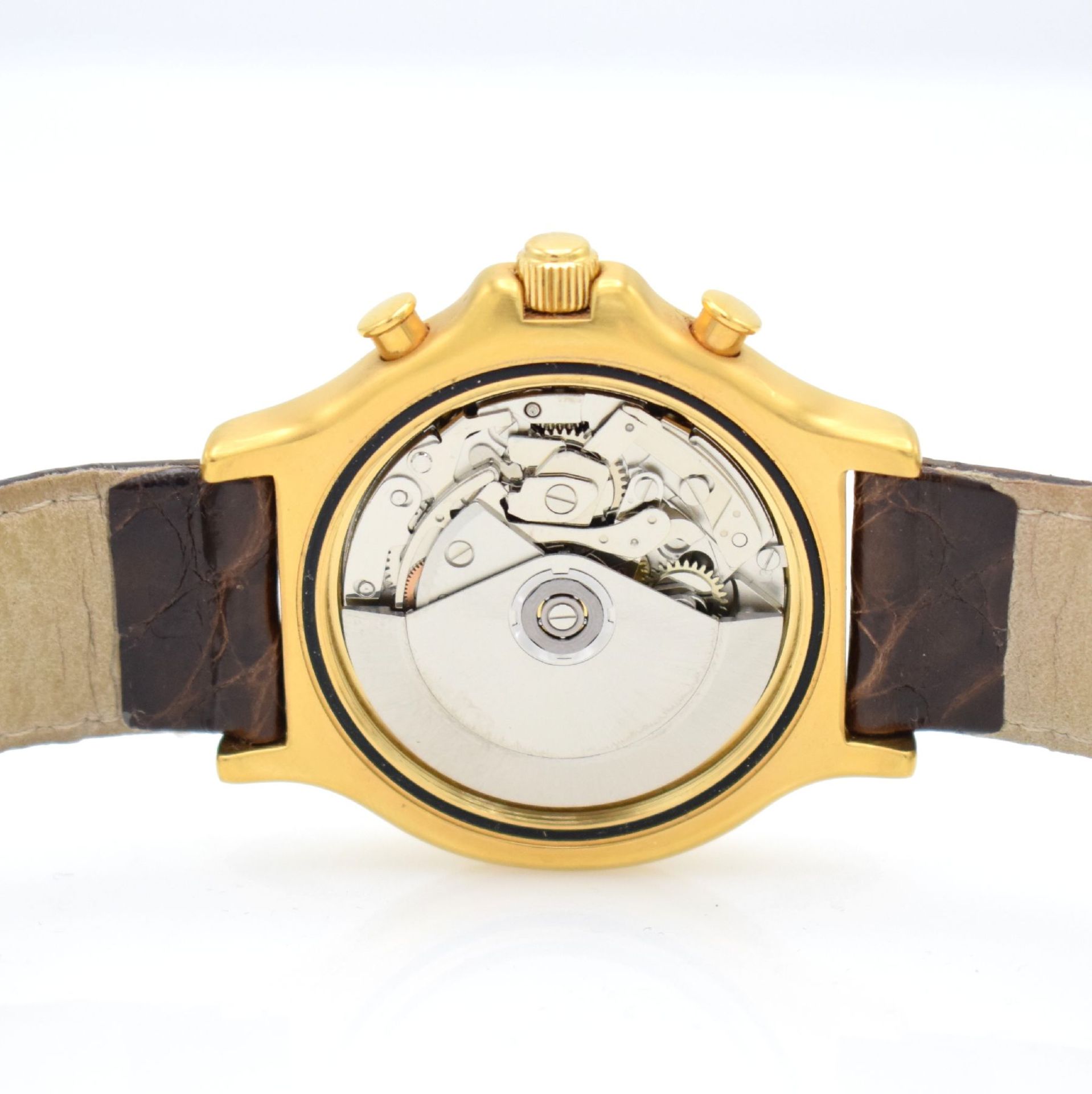 DU BOIS Regular 1 gents chronograph, Switzerland around 2000, self winding, gold plated case, - Bild 6 aus 7