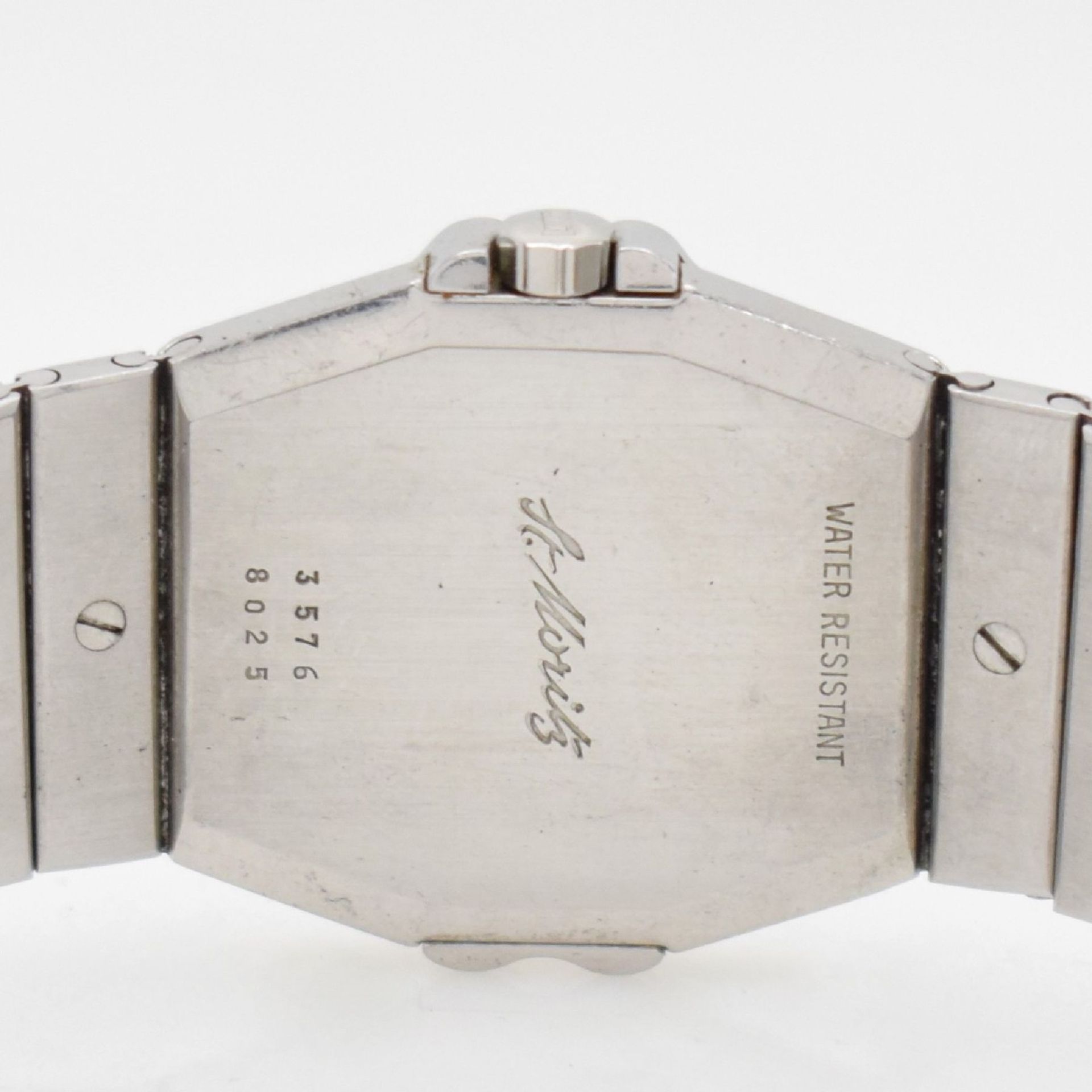 CHOPARD St. Moritz wristwatch in stainless steel, Switzerland around 1995, quartz, reference 8025, - Bild 6 aus 6