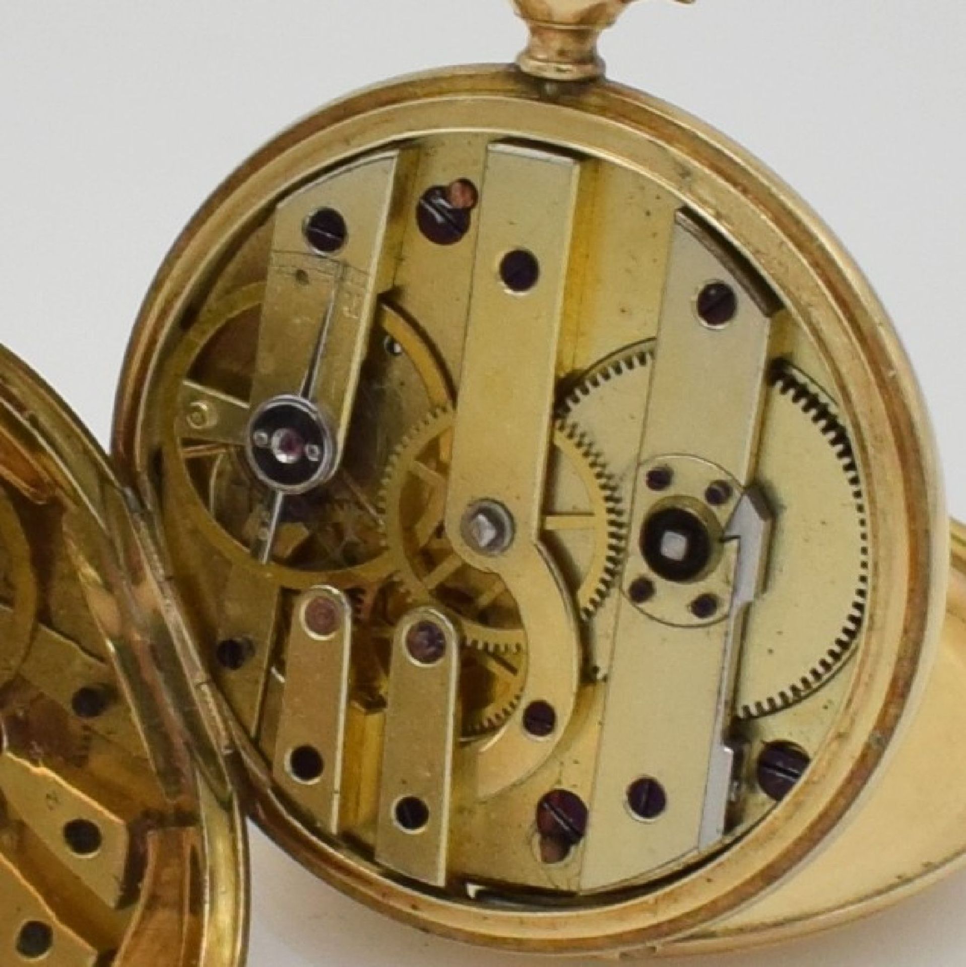 Set of 2 ladies gold pocket watches, Switzerland around 1860, key winding, 1 x Hy. Moser & Cie / J. - Bild 7 aus 14