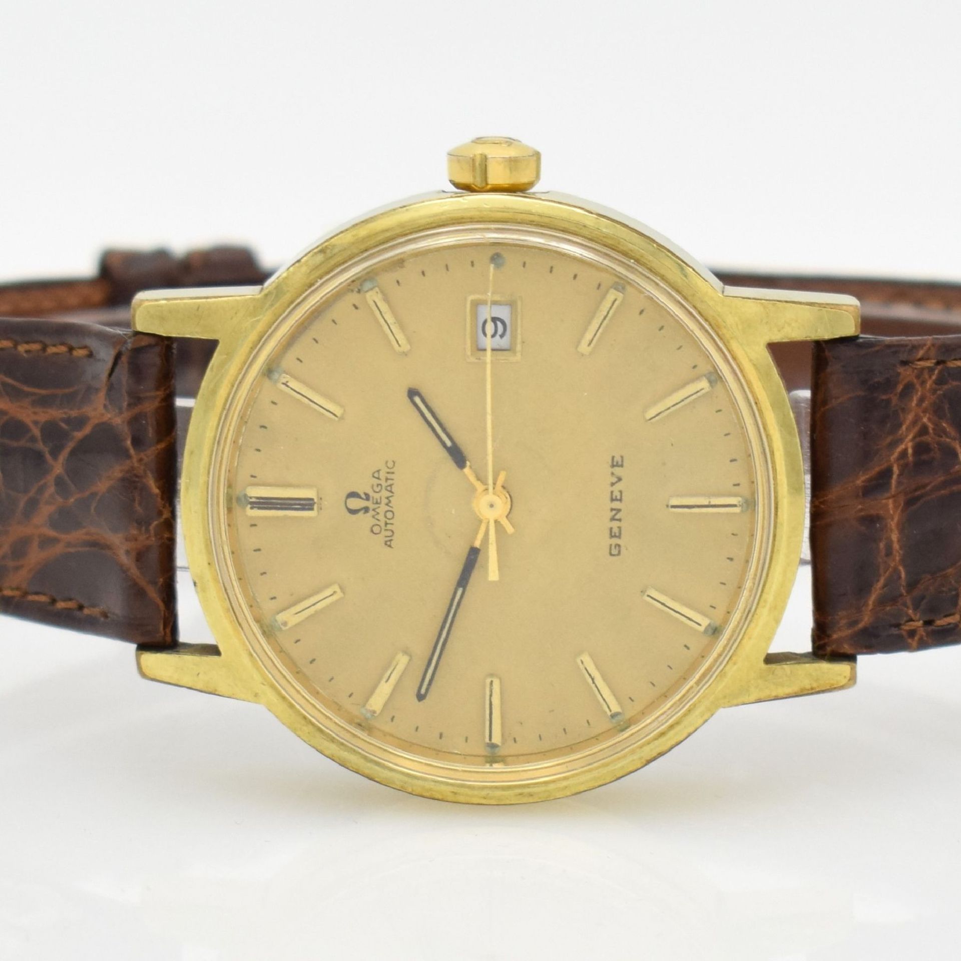 OMEGA Geneve gents wristwatch, Switzerland around 1973, self winding, reference 1660098, gold-plated - Bild 2 aus 9