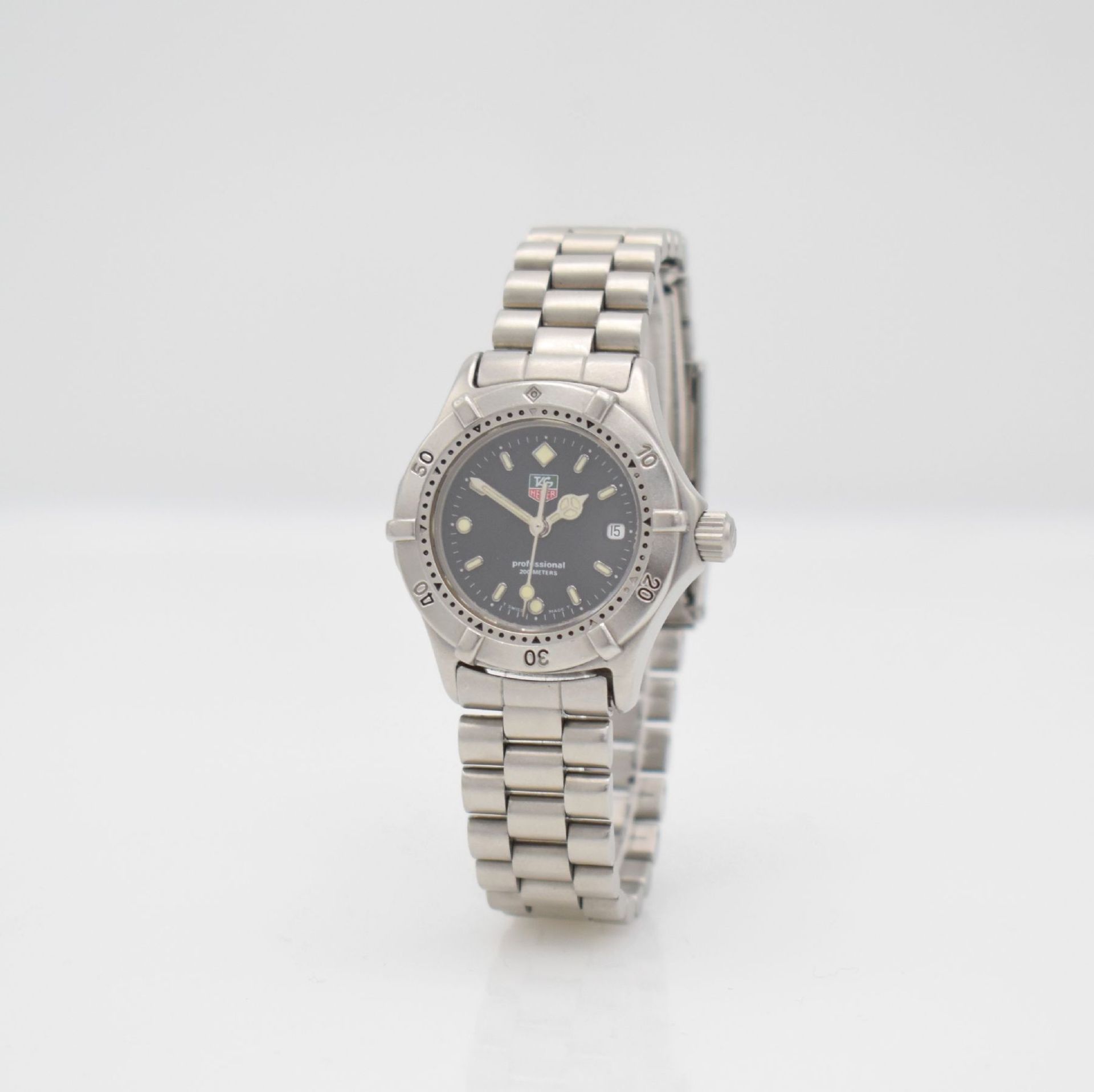 TAG HEUER Professional ladies wristwatch, Switzerland around 1990, quartz, reference WE-1410-R, - Bild 3 aus 6