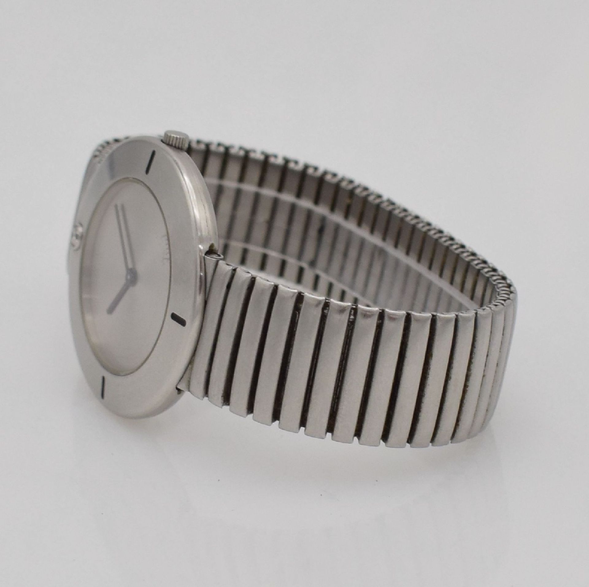BUNZ wristwatch in stainless steel with diamond, Switzerland sold according to papers in November - Bild 5 aus 8