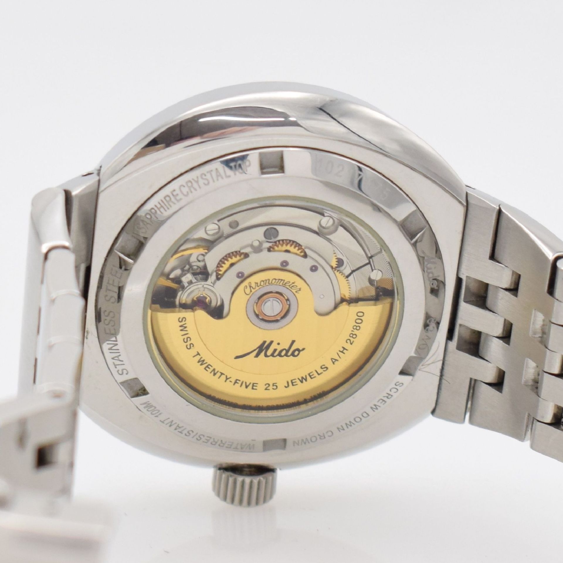 MIDO All Dial chronometer gents wristwatch, Switzerland around 2010, self winding, reference 8340, - Bild 7 aus 7