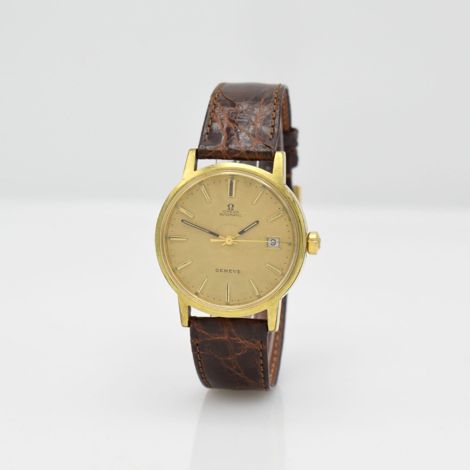 OMEGA Geneve gents wristwatch, Switzerland around 1973, self winding, reference 1660098, gold-plated - Bild 3 aus 9