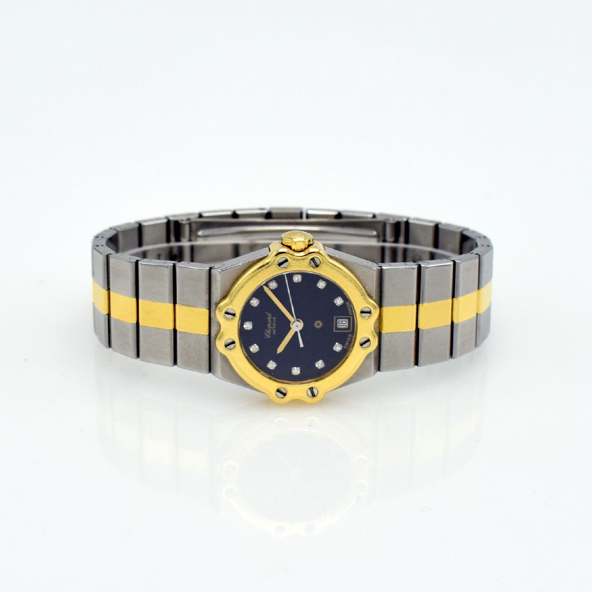 CHOPARD St. Moritz ladies wristwatch, Switzerland around 1995, quartz, stainless steel/18k yellow