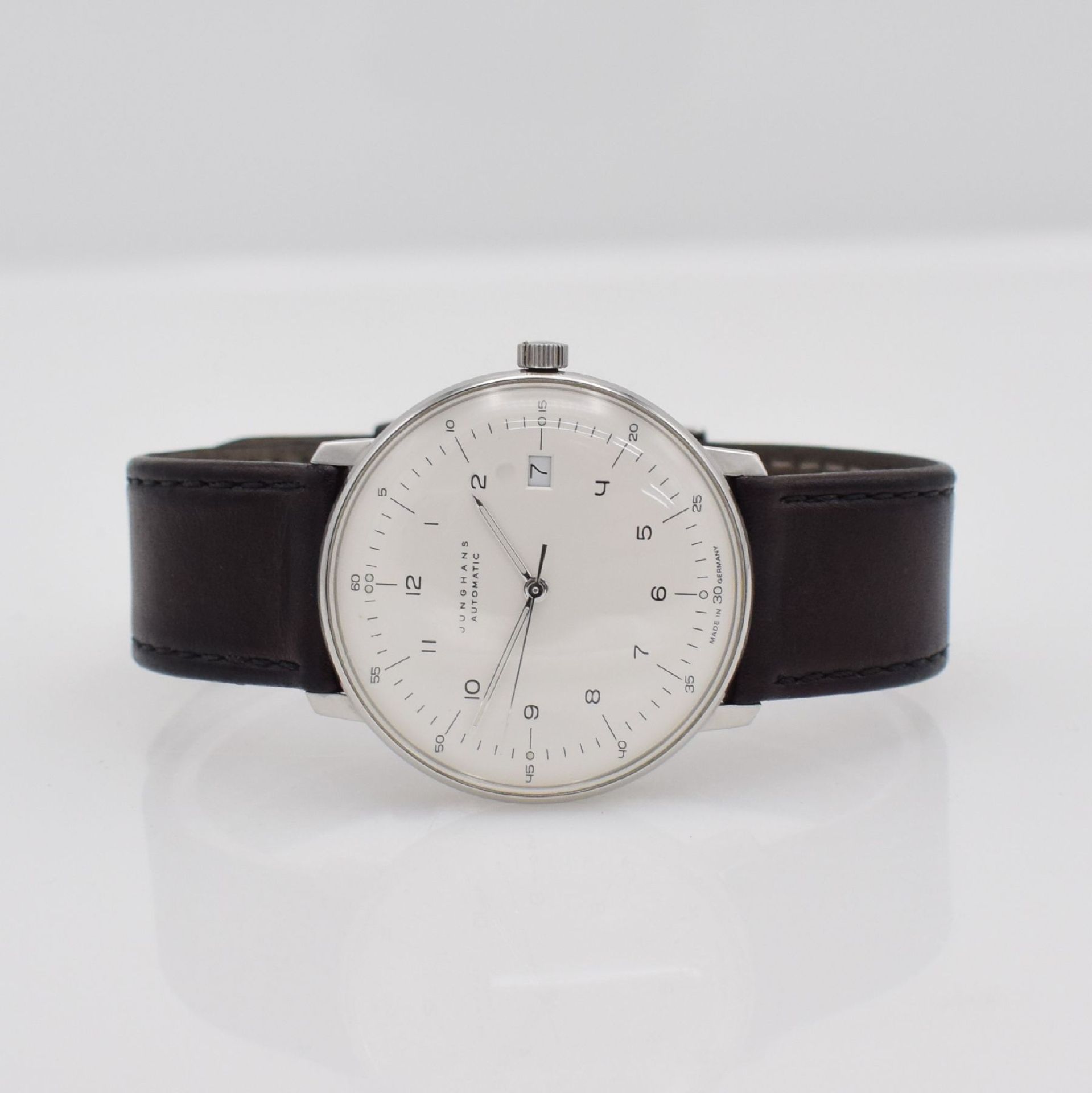 JUNGHANS Max Bill gents wristwatch, Germany around 2010, self winding, reference 27.4700,