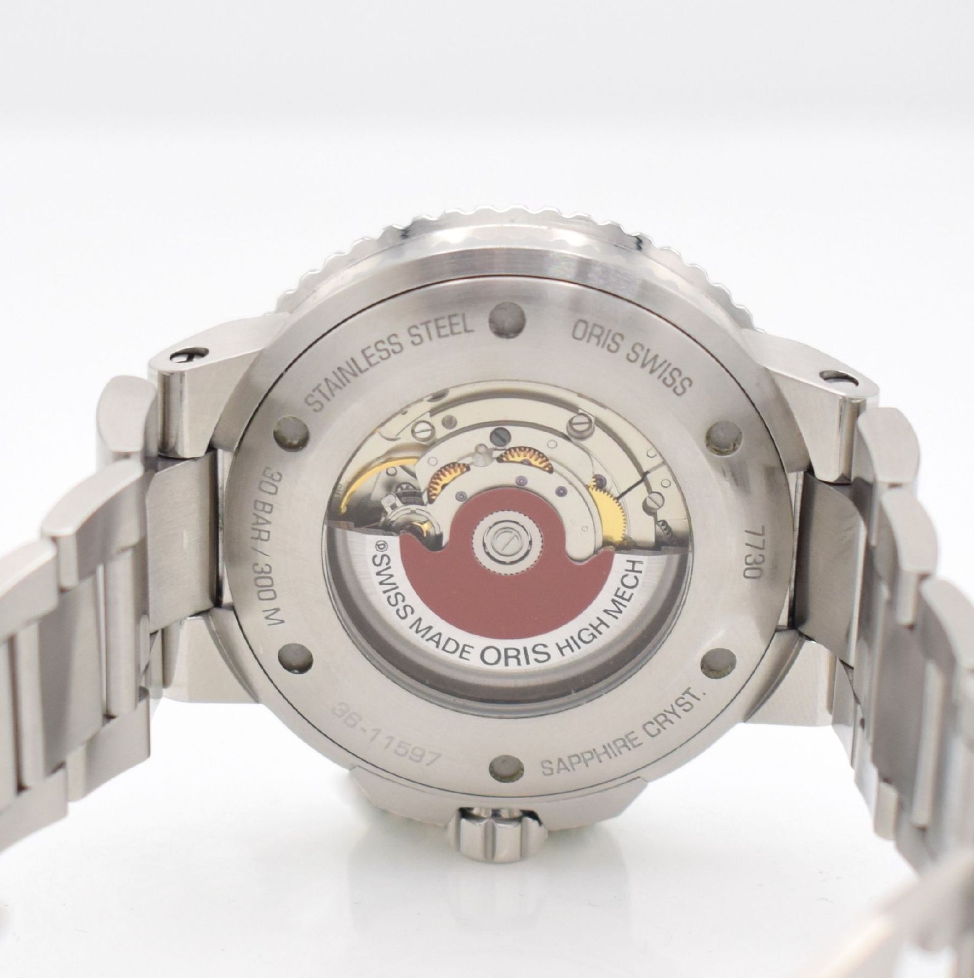 ORIS AQUIS gents wristwatch in stainless steel, Switzerland, reference 0173377304159- 0742464EB, - Bild 8 aus 8