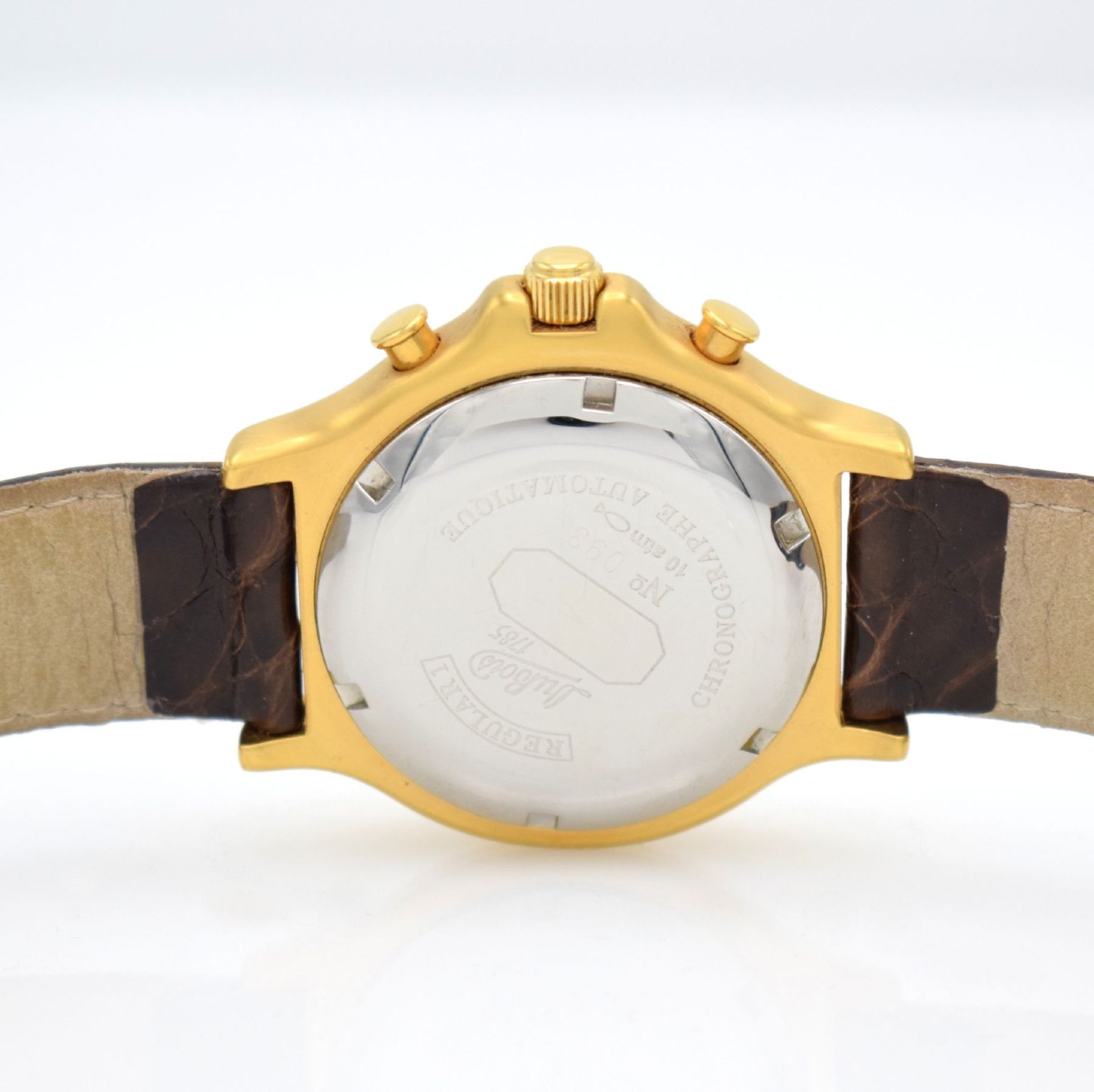 DU BOIS Regular 1 gents chronograph, Switzerland around 2000, self winding, gold plated case, - Bild 5 aus 7
