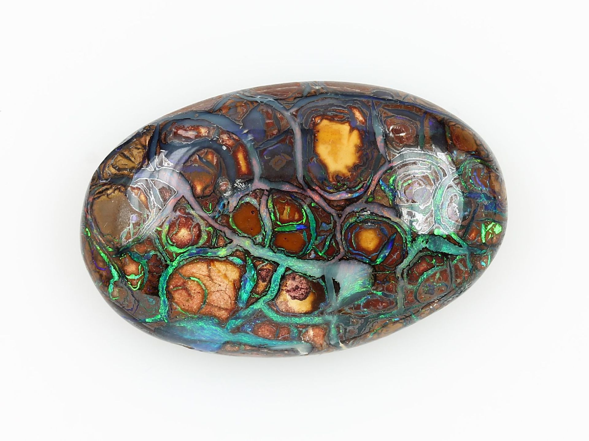 Boulder opal , approx. 48.41 ctBoulder Opal, ca. 48.41 ct