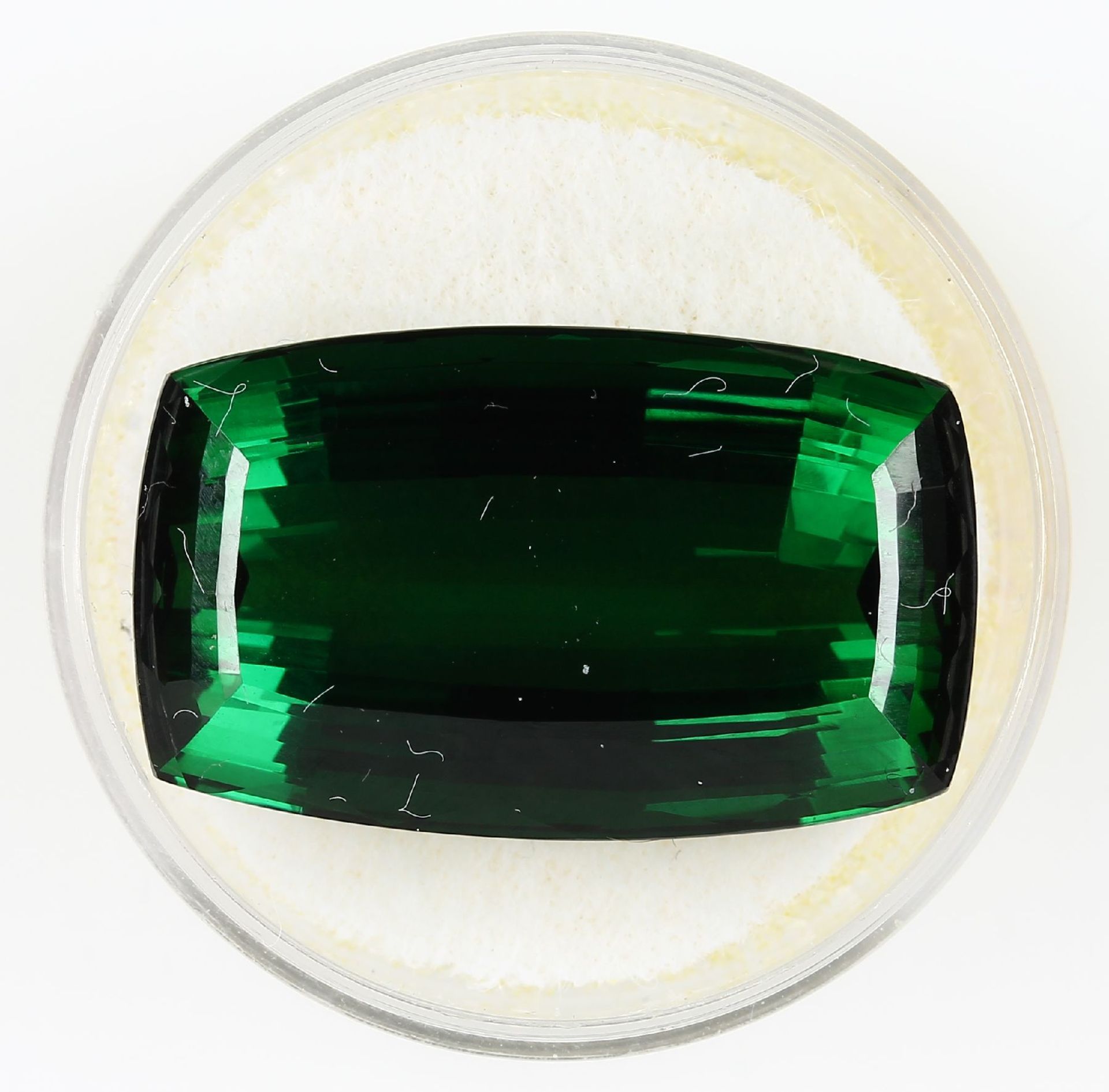 Loose tourmaline, dark green, approx. 35.97 ct Valuation Price: 3400, - EURLoser Turmalin,