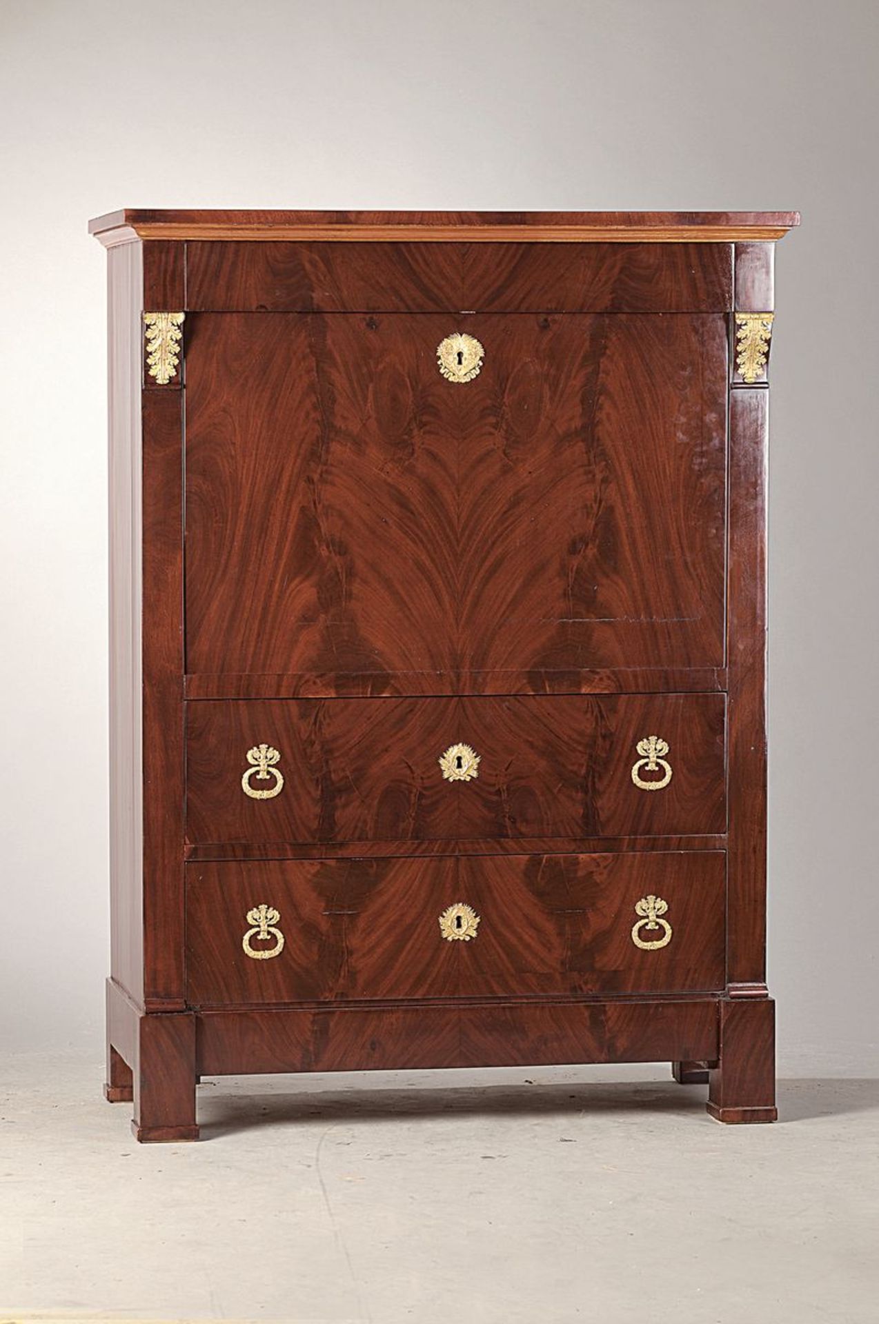 secretary, probably T. Ebershold Bern, around 1830, this furniture not signed, but identicalin