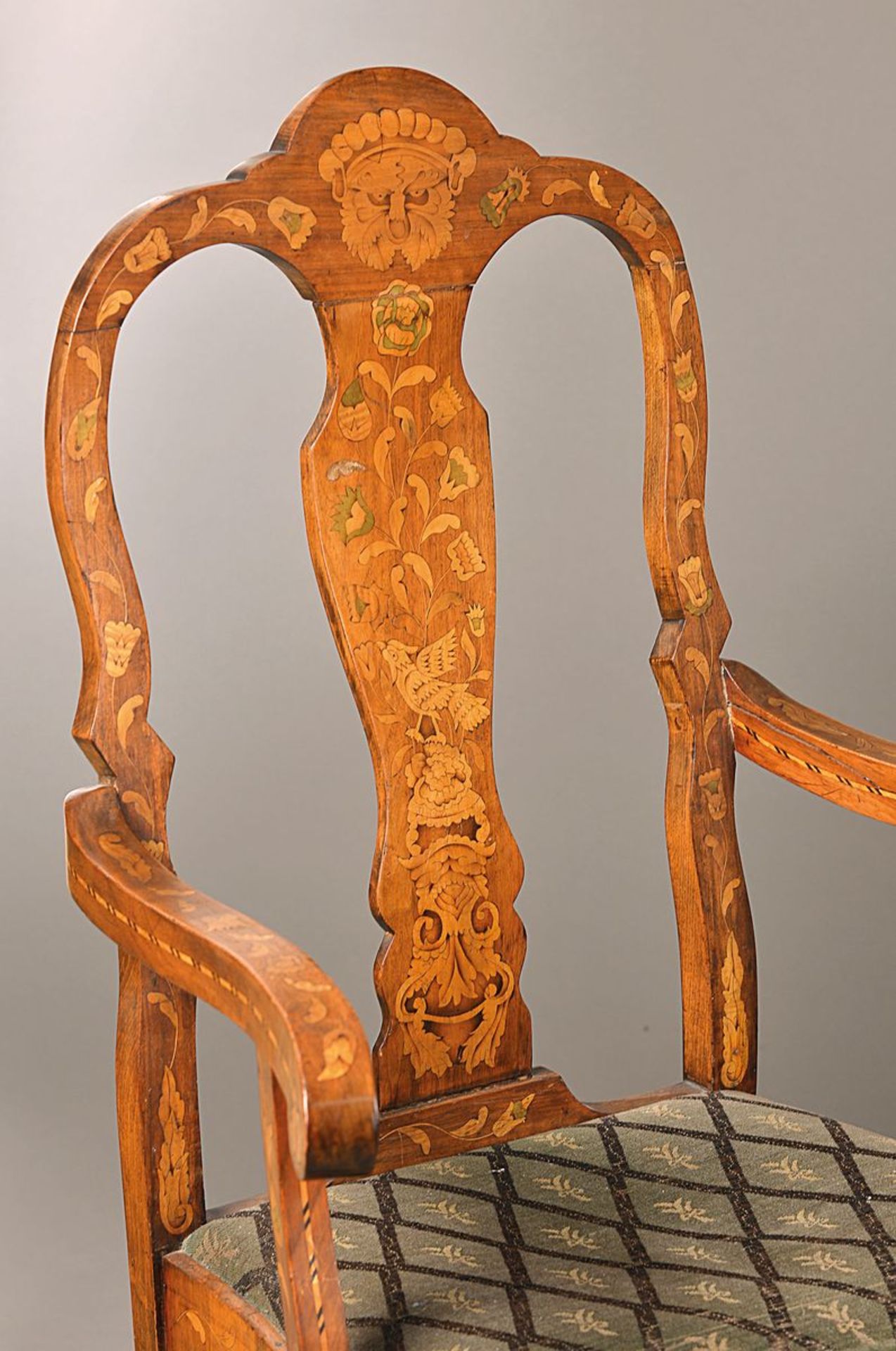 Salon group/ suite, The Netherlands, around 1880/90, chairs: walnut and chairs massive, opulent - Bild 3 aus 3