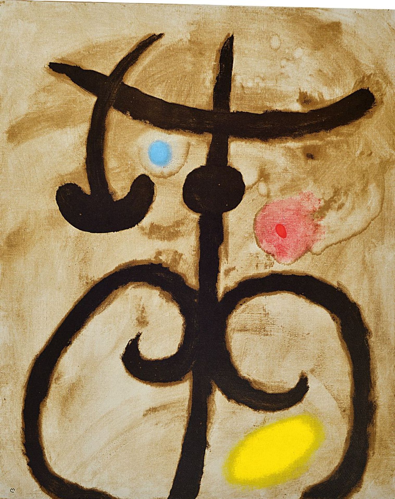 Joan Miro, 1893-1983, nine color lithographs from: Femmes, text by Claude Simon, Maeght Paris