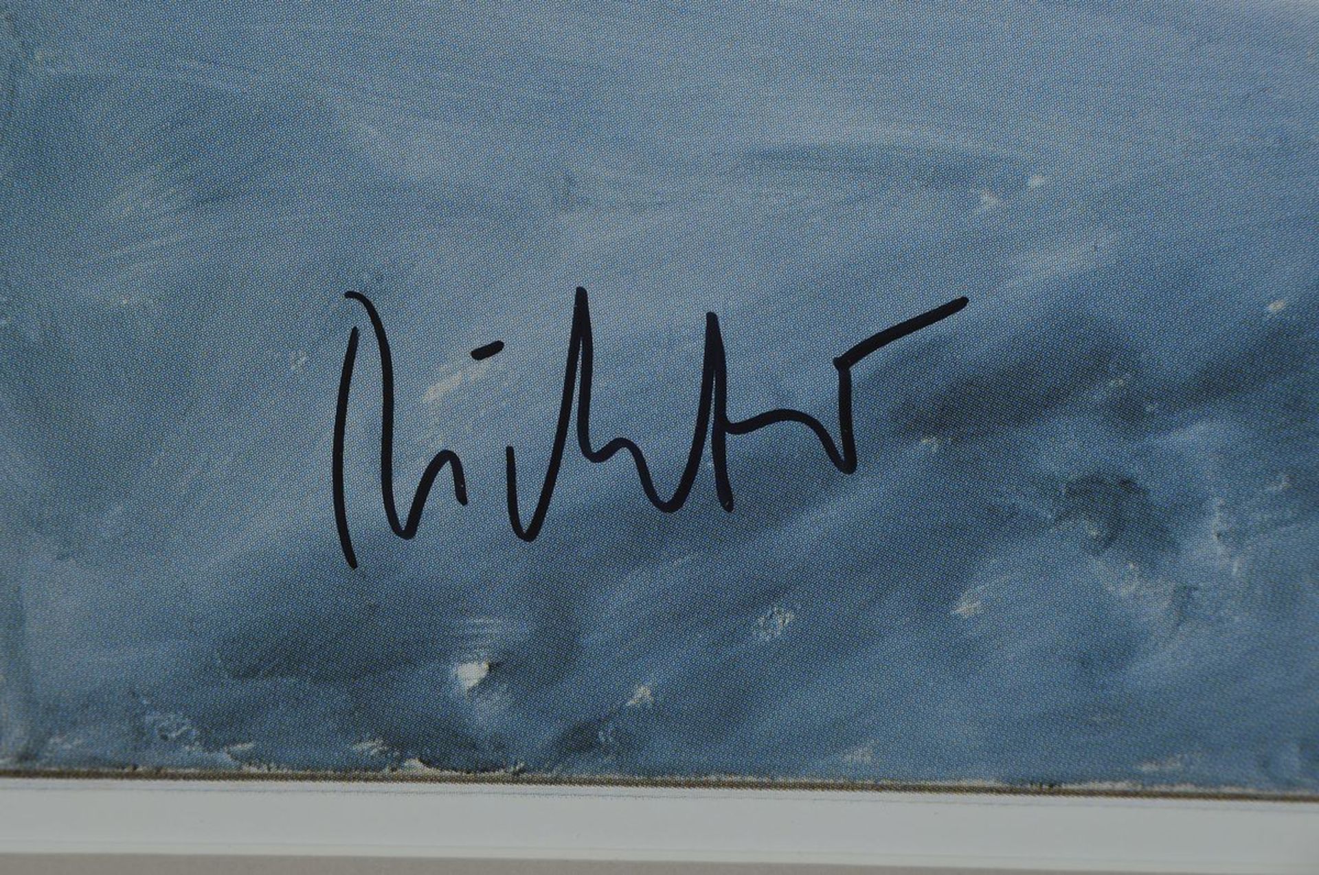 Gerhard Richter, born 1932, offset on paper, signed by hand, only a few signed by hand, 84 x 59.5 - Bild 2 aus 4