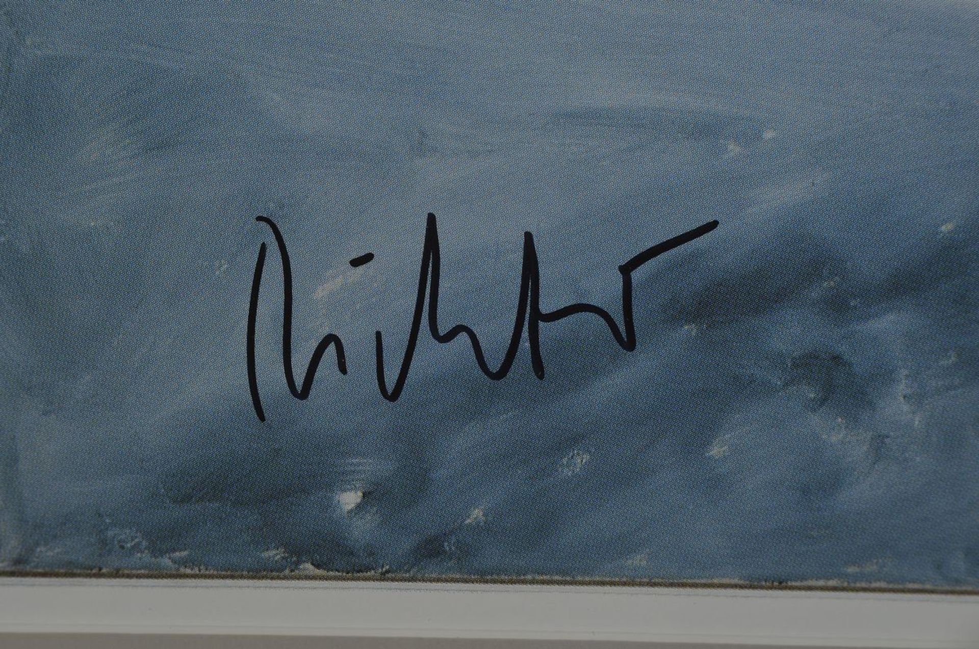 Gerhard Richter, born 1932, offset on paper, signed by hand, only a few signed by hand, 84 x 59.5 - Bild 4 aus 4