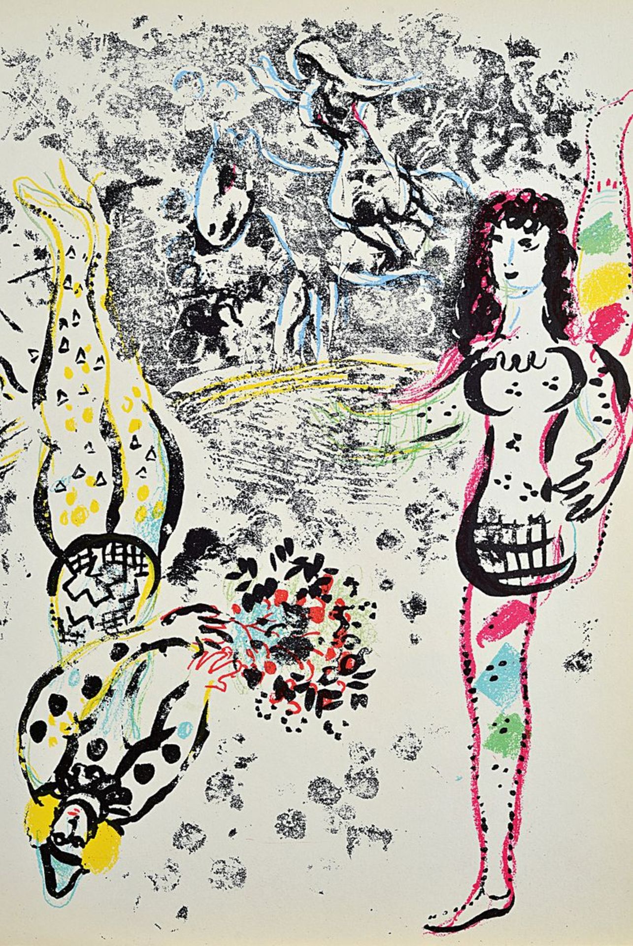 Marc Chagall, 1887-1985, Lithograph II (1957- 1962), by Fernand Mourlot, publisher Andre Sauret