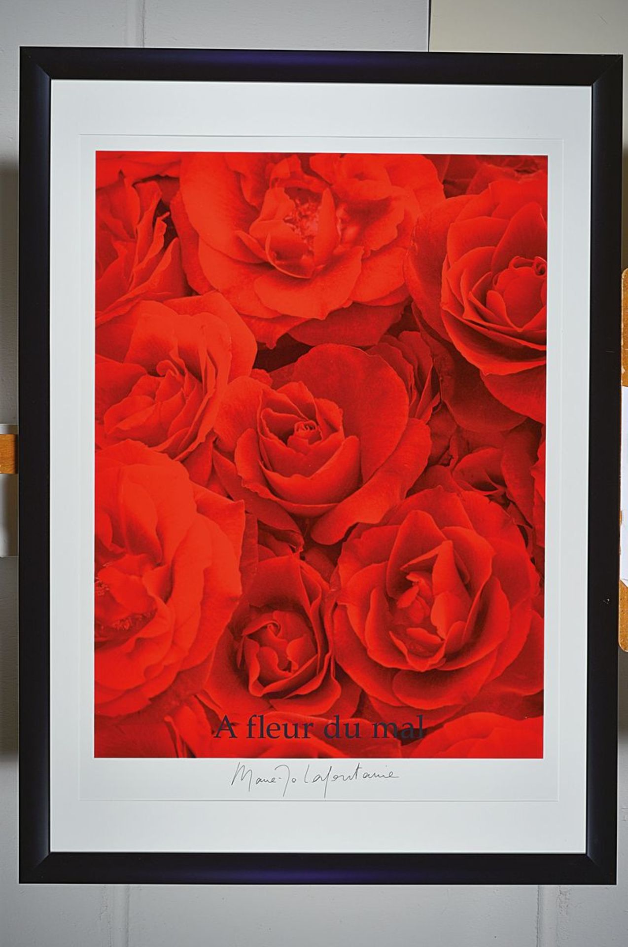 Marie-Jo Lafontaine, born 1950, color screen print on cardboard, # "A fleur du mal #" from 1999, - Bild 4 aus 6