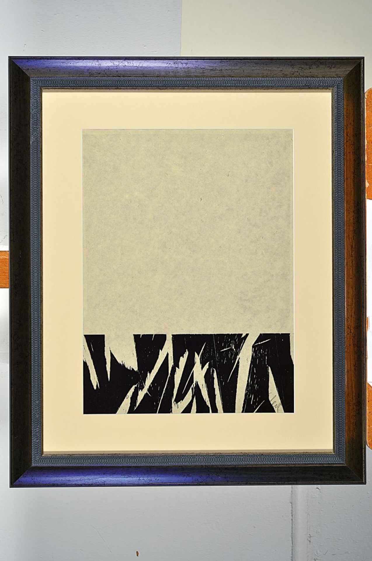 Günther Uecker, born 1930, woodcut on fine handmade Japanese laid paper, signed by hand, num. 16/50, - Bild 3 aus 4