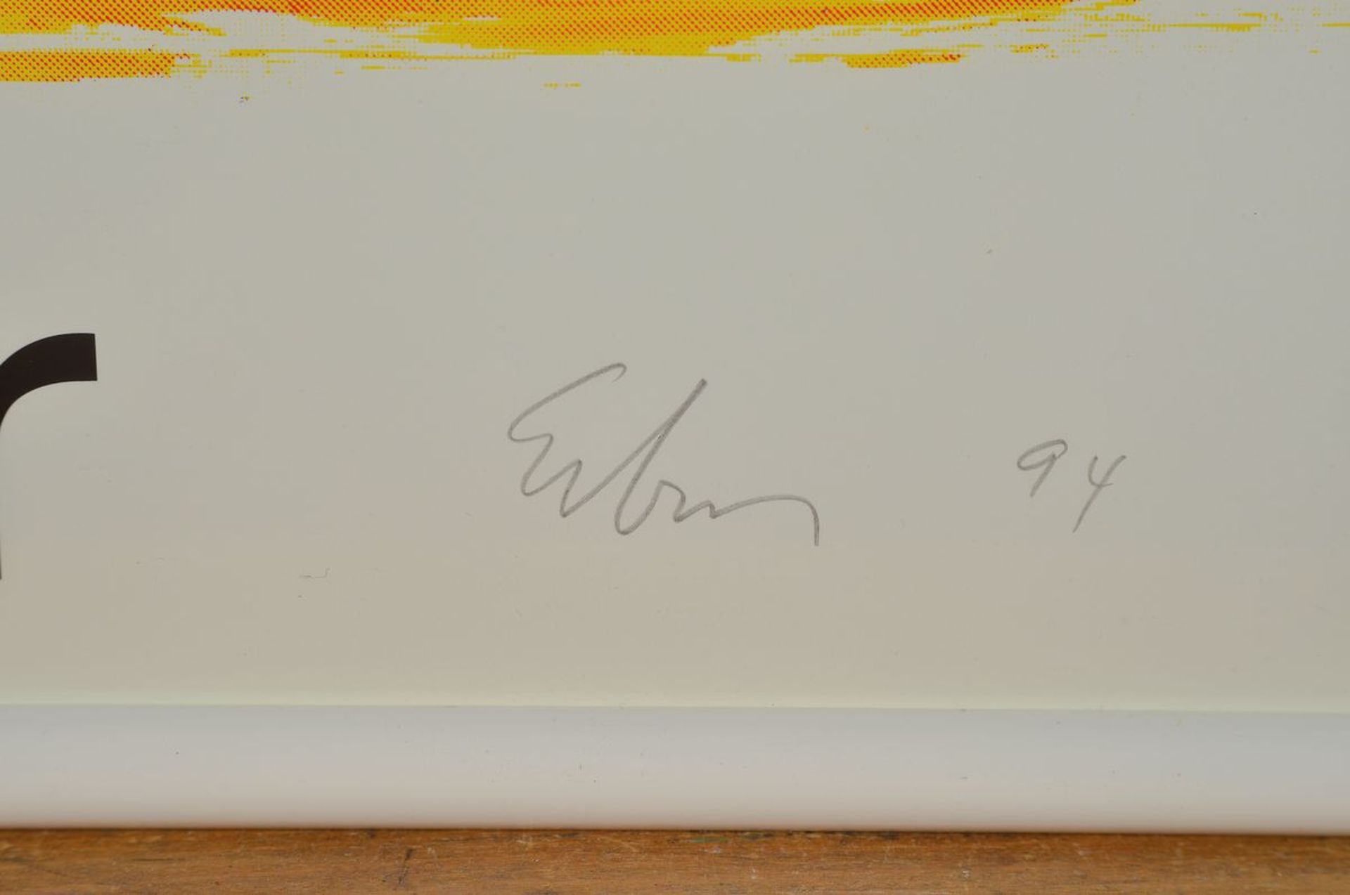 Ulrich Erben, born 1940, offset, signed by hand, sheet size, 84 x 59 cm from 1994Ulrich Erben, - Bild 2 aus 4