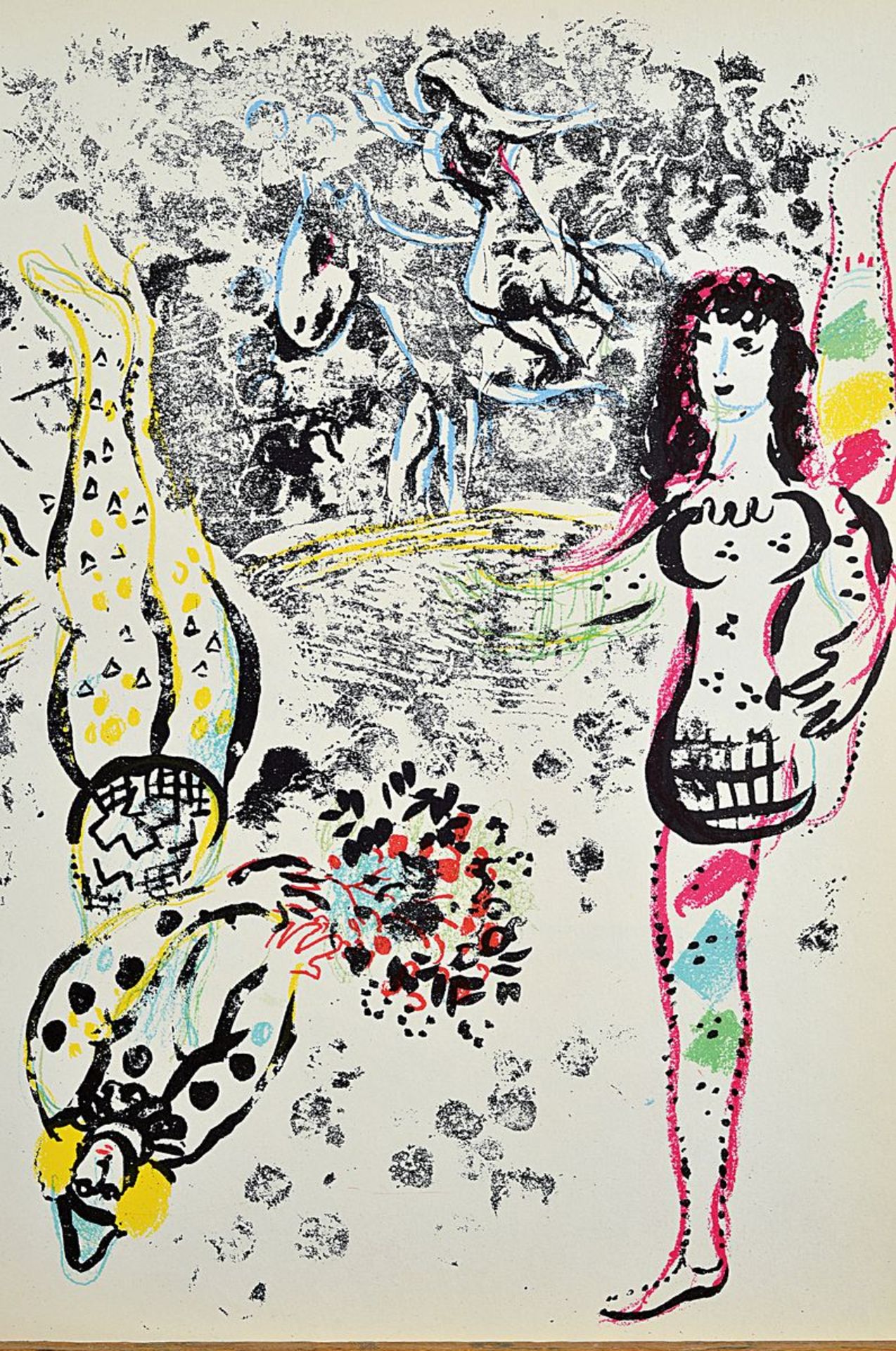 Marc Chagall, 1887-1985, Lithograph II (1957- 1962), by Fernand Mourlot, publisher Andre Sauret - Bild 2 aus 2