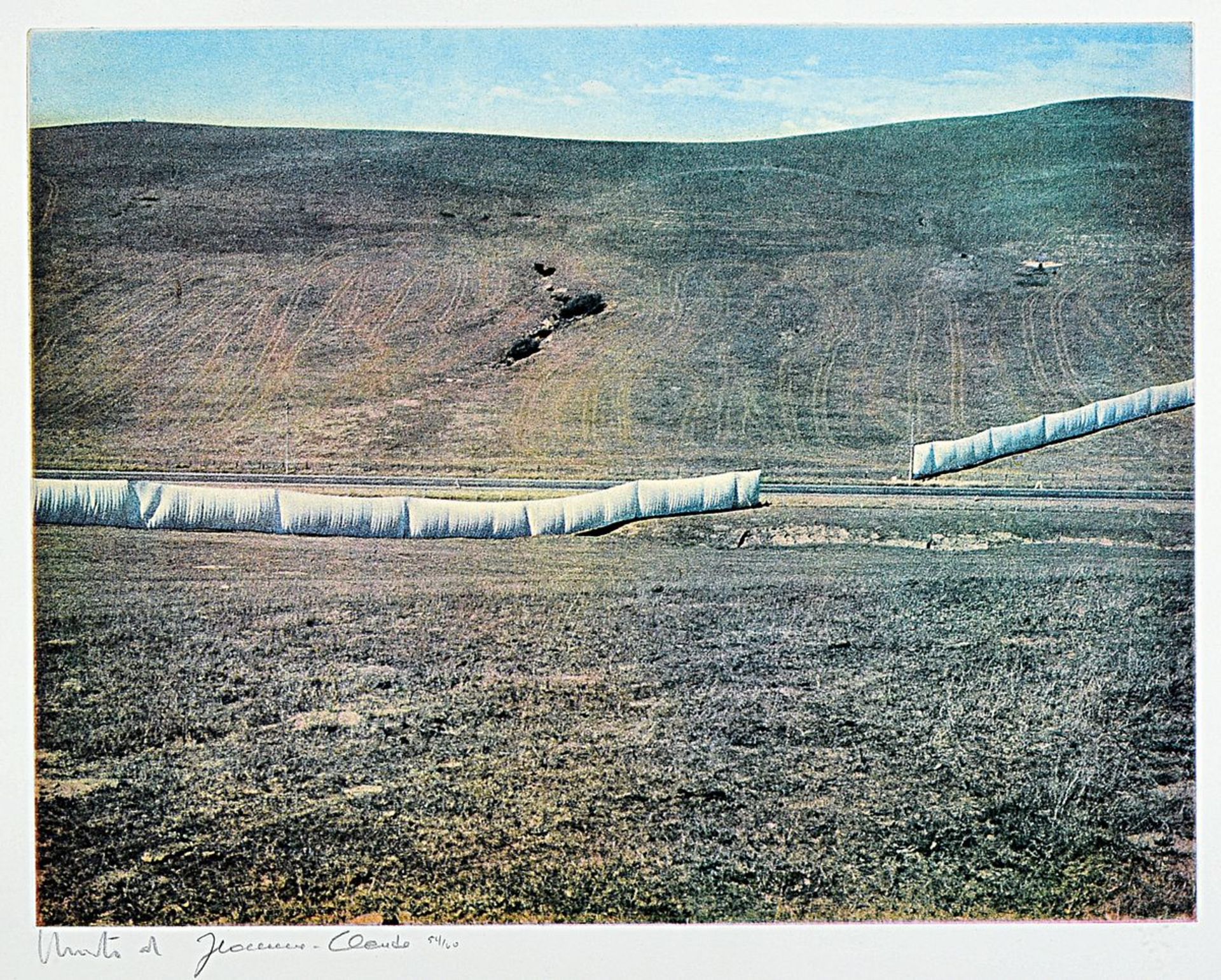 Christo, 1935 - 2009, heliogravure on BFK paper, signed by hand and num. 54/60, sign. byChristo