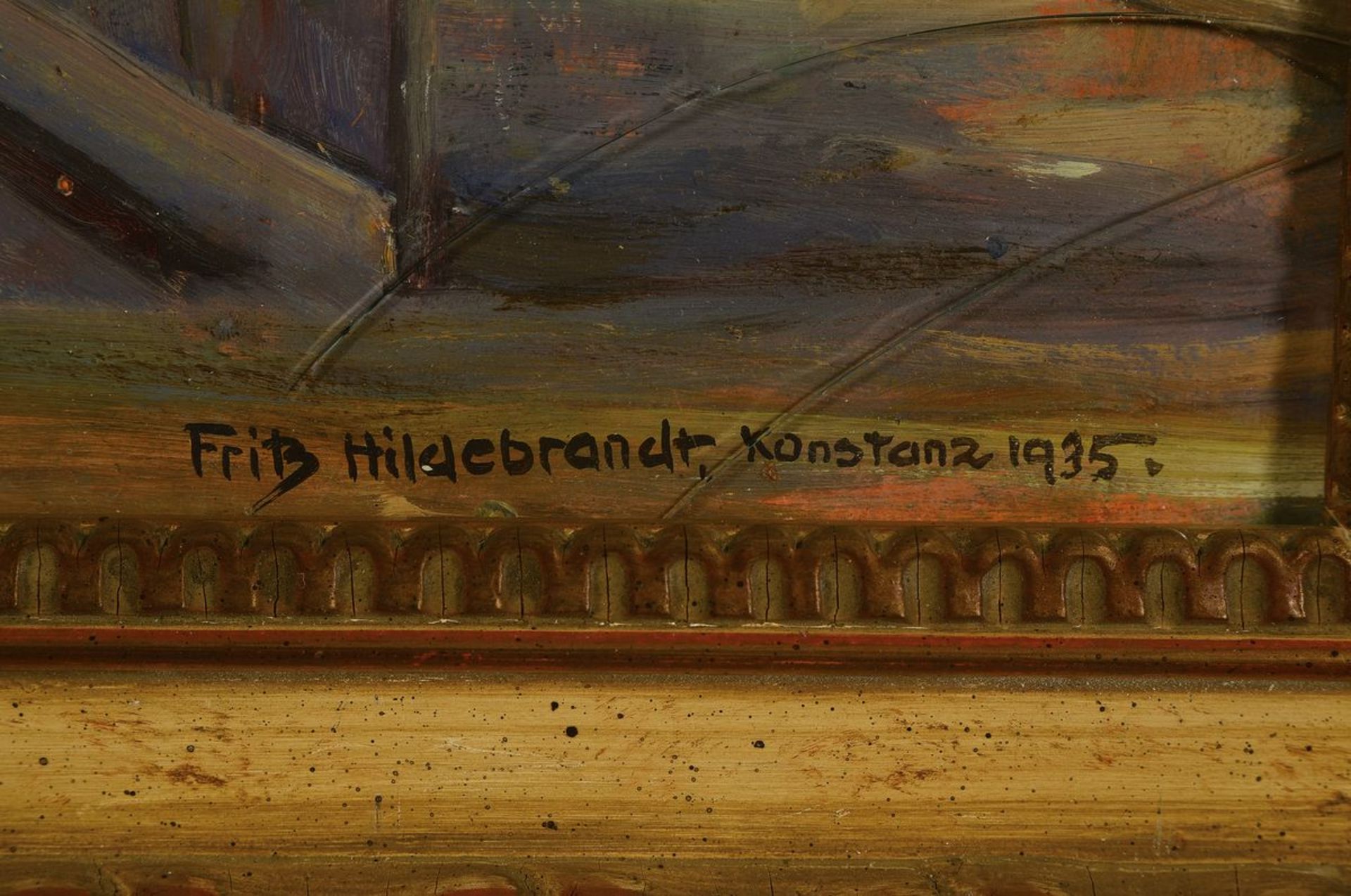 Fritz Hildebrandt, 1878 Quedlinburg-1970, Studium an der Akademie Berlin, war Schüler von Müller- - Bild 2 aus 3