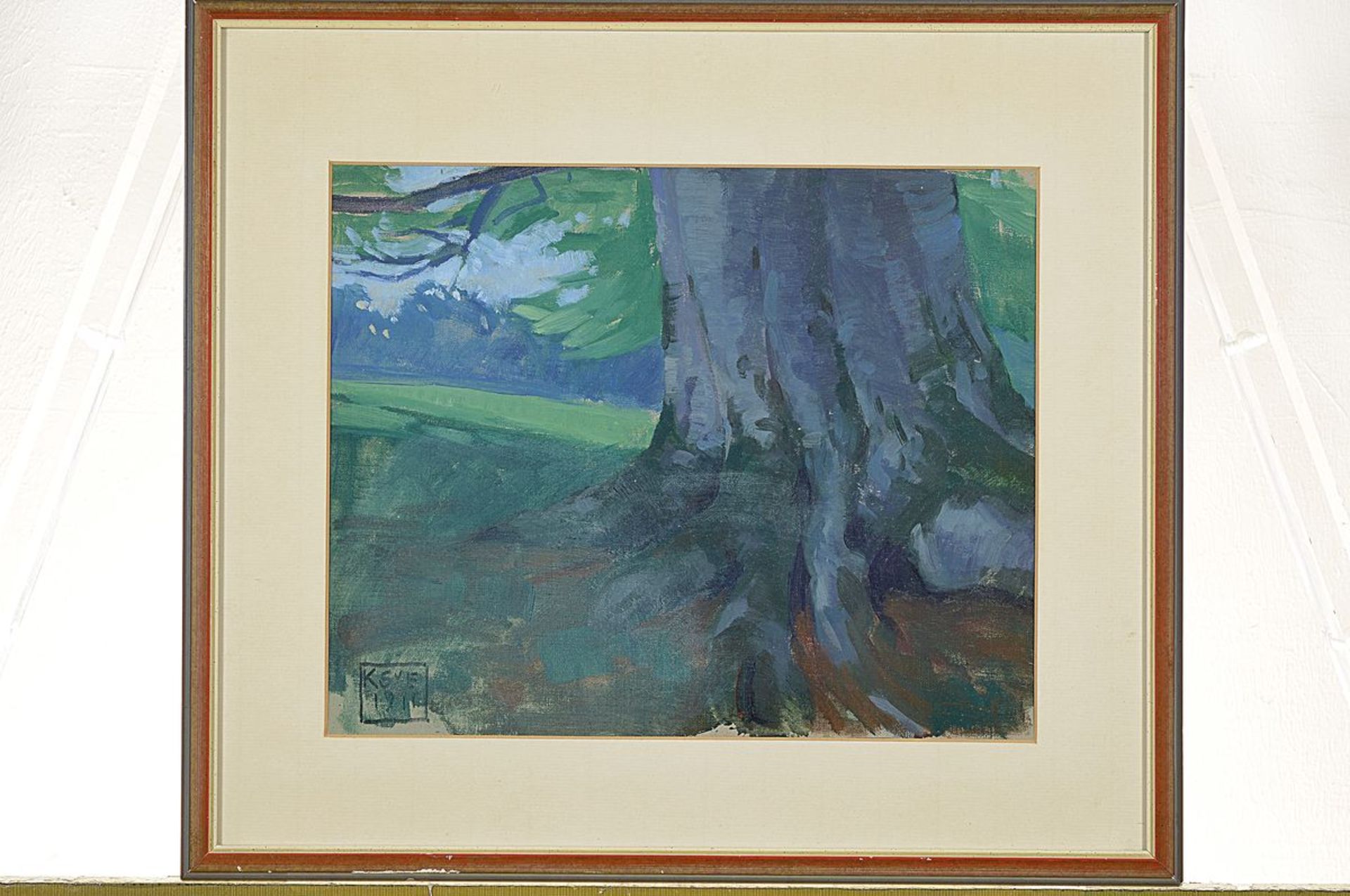 Karl Schmoll von Eisenwerth, 1879 Wien - 1948, Landschaft mit Blick auf eine Lichtung und - Bild 3 aus 3