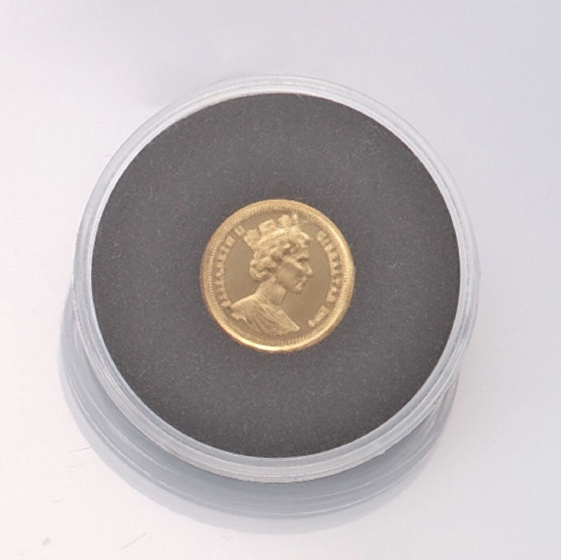 Goldmünze, 15 ECU, Gibraltar, 1995, Heinrich der Löwe, 1/25 Unze Gold, 999/1000, aus der Serie die