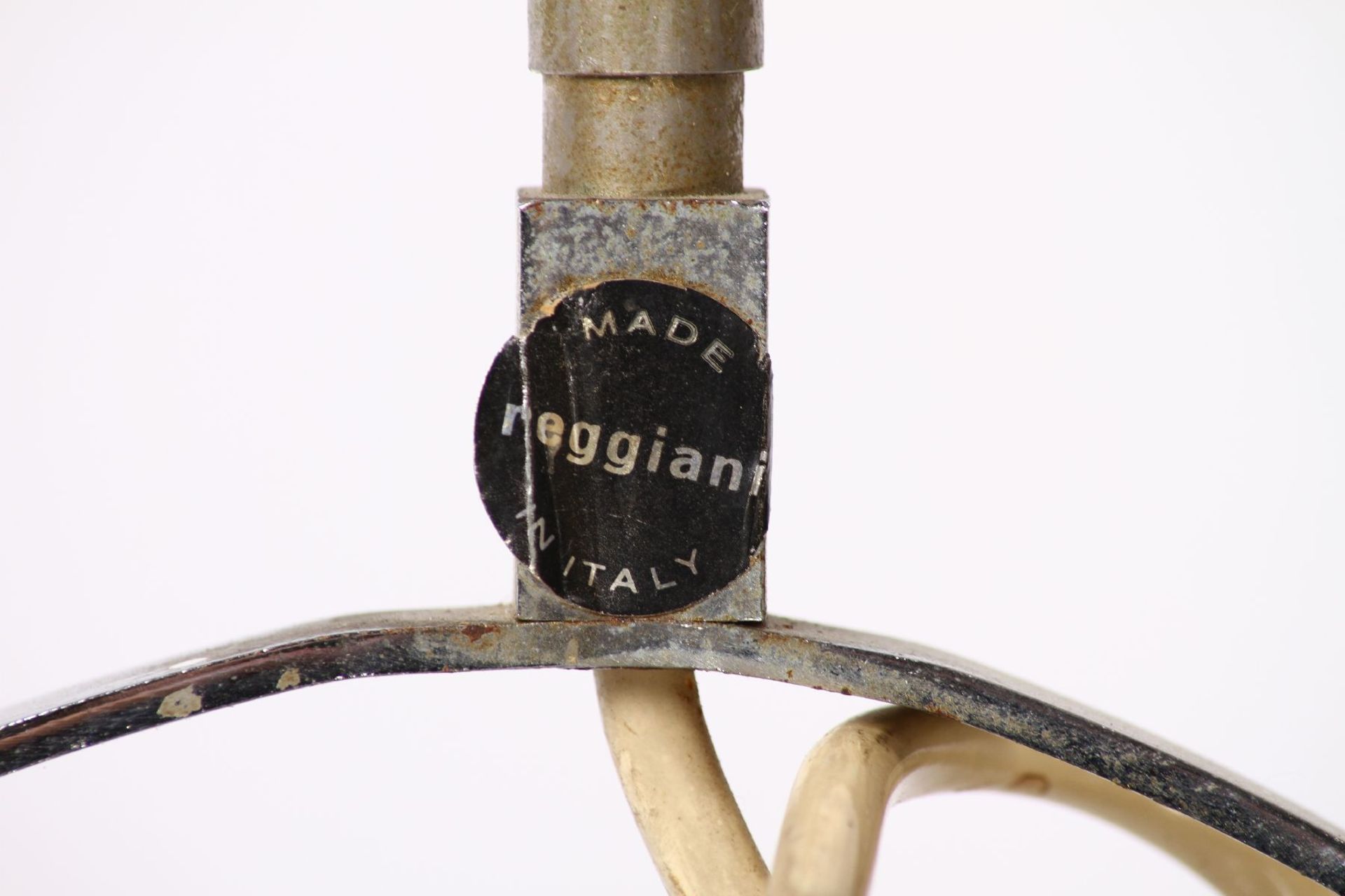 Hängelampe "Reggiani", made in Italy, Metall verchromt, 5 Spots schwenkbar u. höhenverstellbar, je 1 - Bild 2 aus 2
