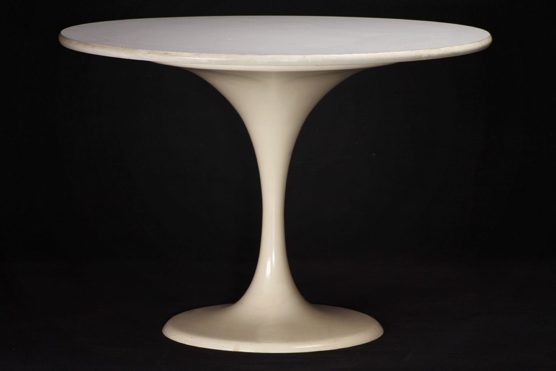 Tisch mit 4 Stühlen, "Herman Miller", um 1965/70, typische Formen der angehenden 60er Jahre nach - Bild 2 aus 6