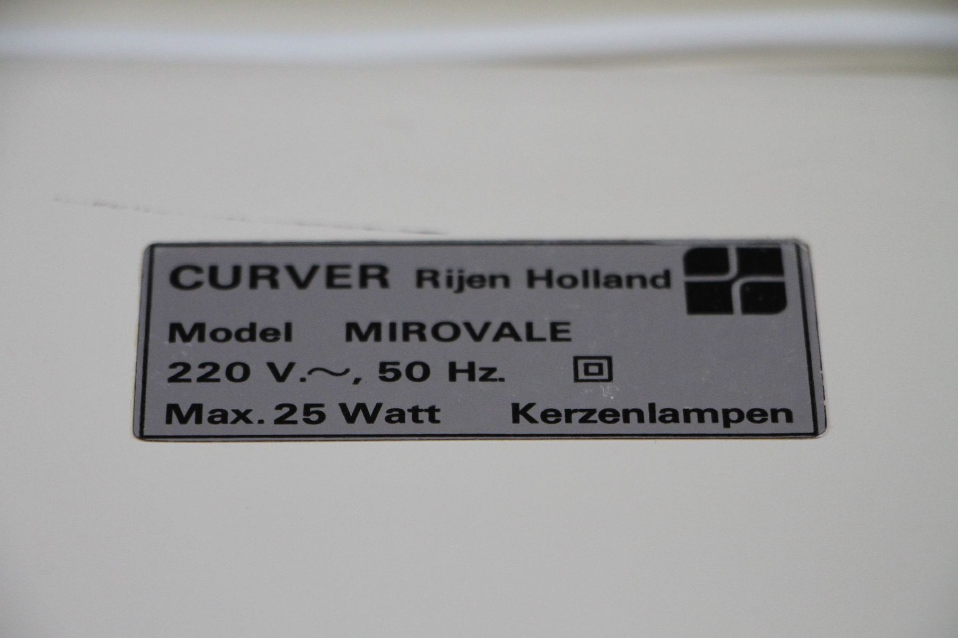 Vintage Spiegelschrank, "Curver", Rijen Holland, 1970er-Jahre, Modell: Mirovale, typisch Space - Bild 3 aus 3