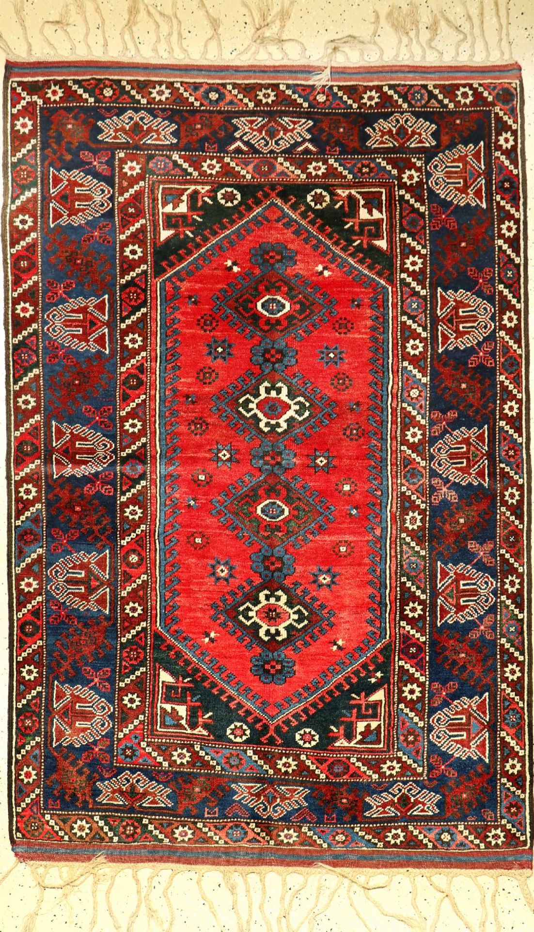 Dösemalti alt, Türkei, ca. 50 Jahre, Wolle auf Wolle, ca. 191 x 130 cm, EHZ: 2, (fachkundig