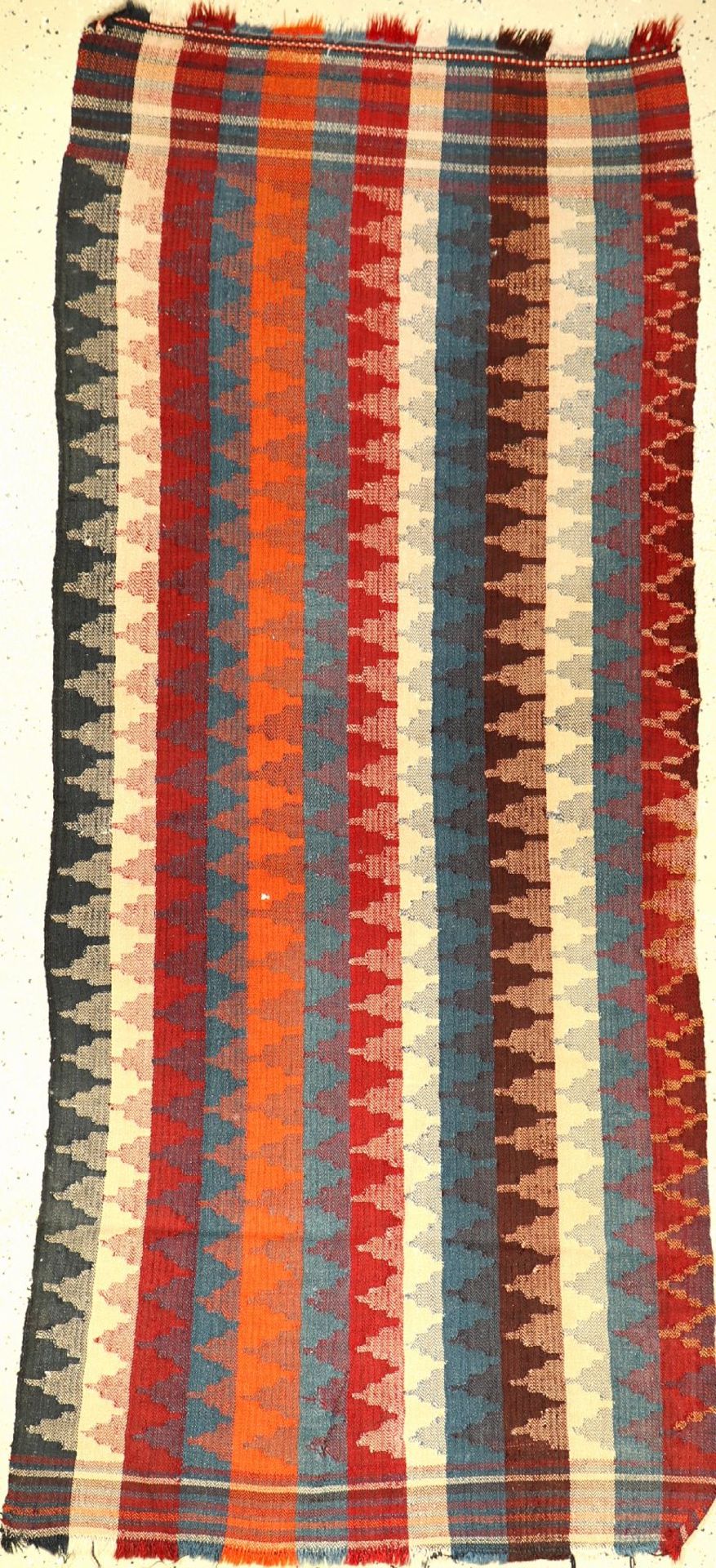 Gashgai-Moj Kelim alt, Persien, um 1940, Wolle auf Wolle, ca. 202 x 94 cm, EHZ: 2-3Gashgai-Moj Kilim
