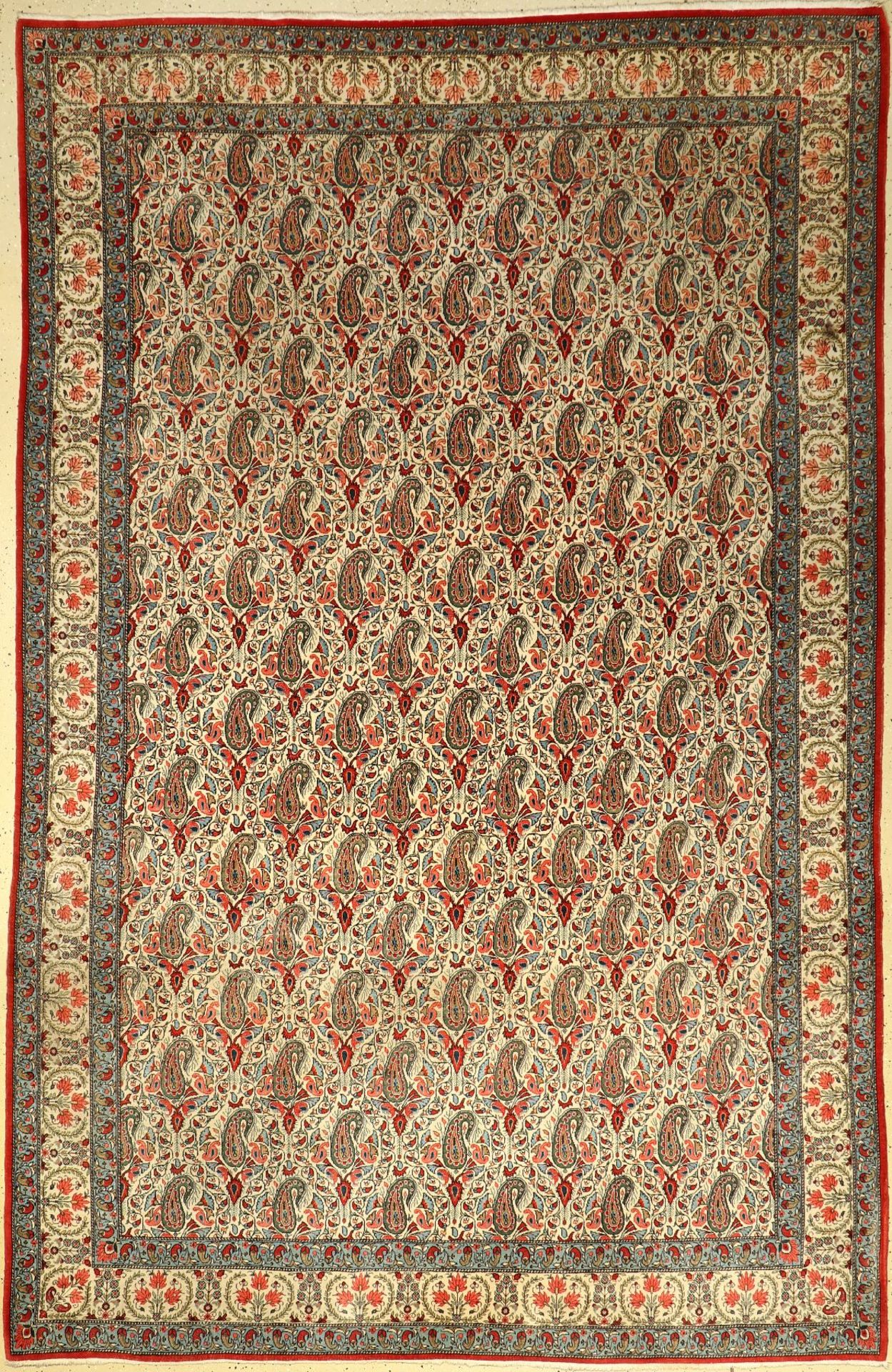 Ghom Kork alt, Persien, ca. 60 Jahre, Korkwolle, ca. 328 x 223 cm, EHZ: 2-3Qom old, Persia,