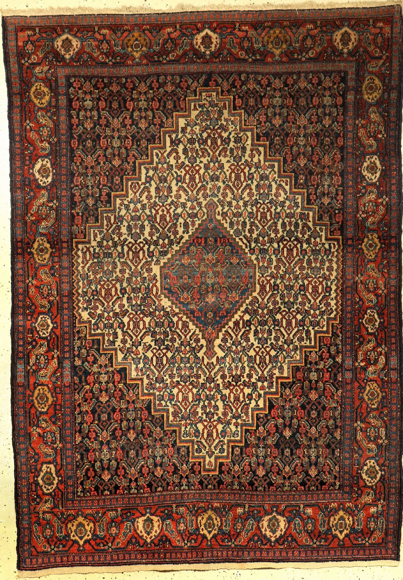 Feiner Senneh alt, Persien, um 1930, Wolle auf Baumwolle, ca. 190 x 135 cm, EHZ: 3Fine Senneh old
