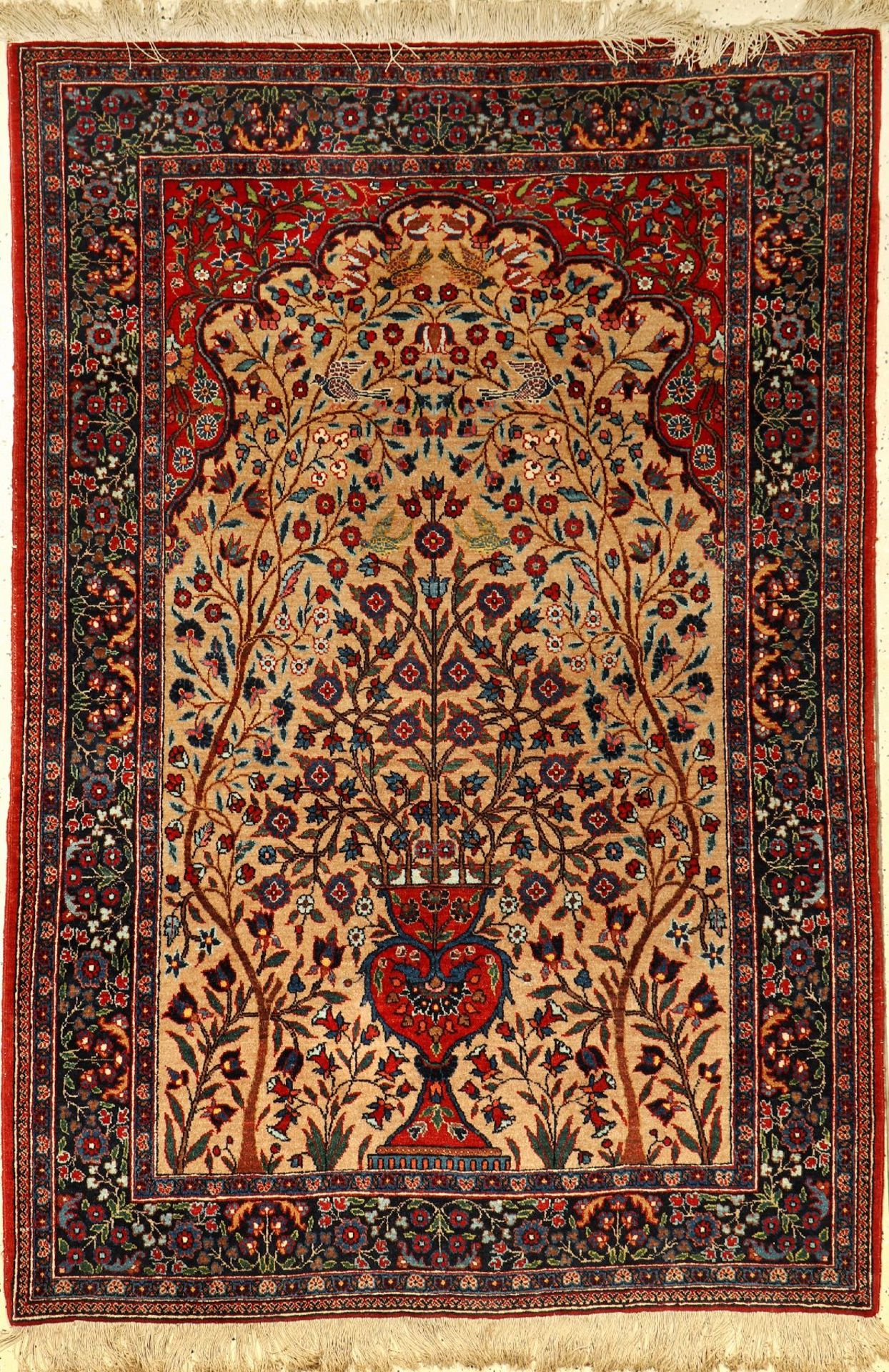 Kermanshah, Persien, um 1920, Wolle auf Baumwolle, ca. 200 x 136 cm, EHZ: 2Kermanshah rug, Persia,