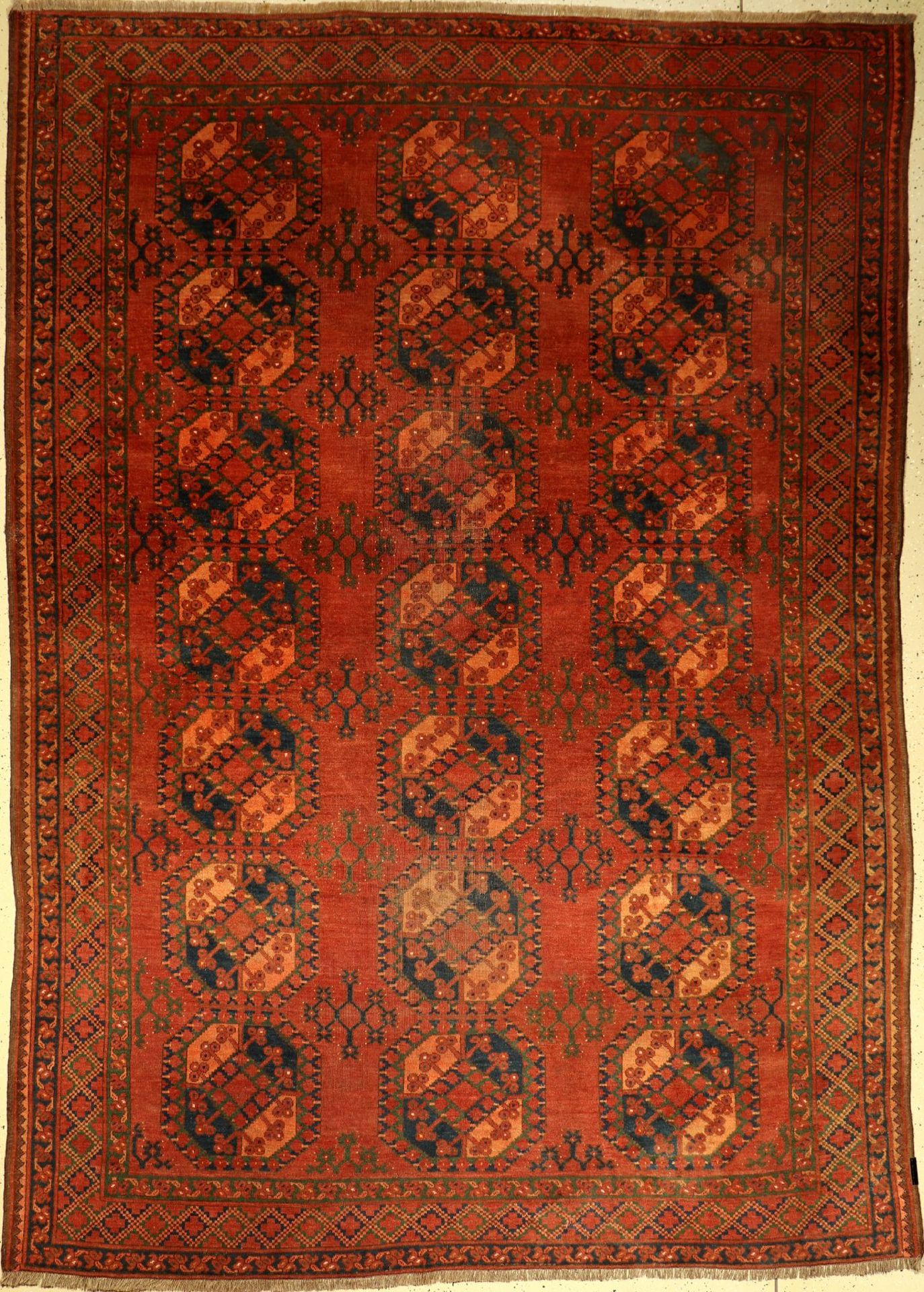 Ersari antik, Turkmenistan, um 1910, Wolle auf Wolle, ca. 330 x 232 cm, EHZ: 4Antique Ersari,