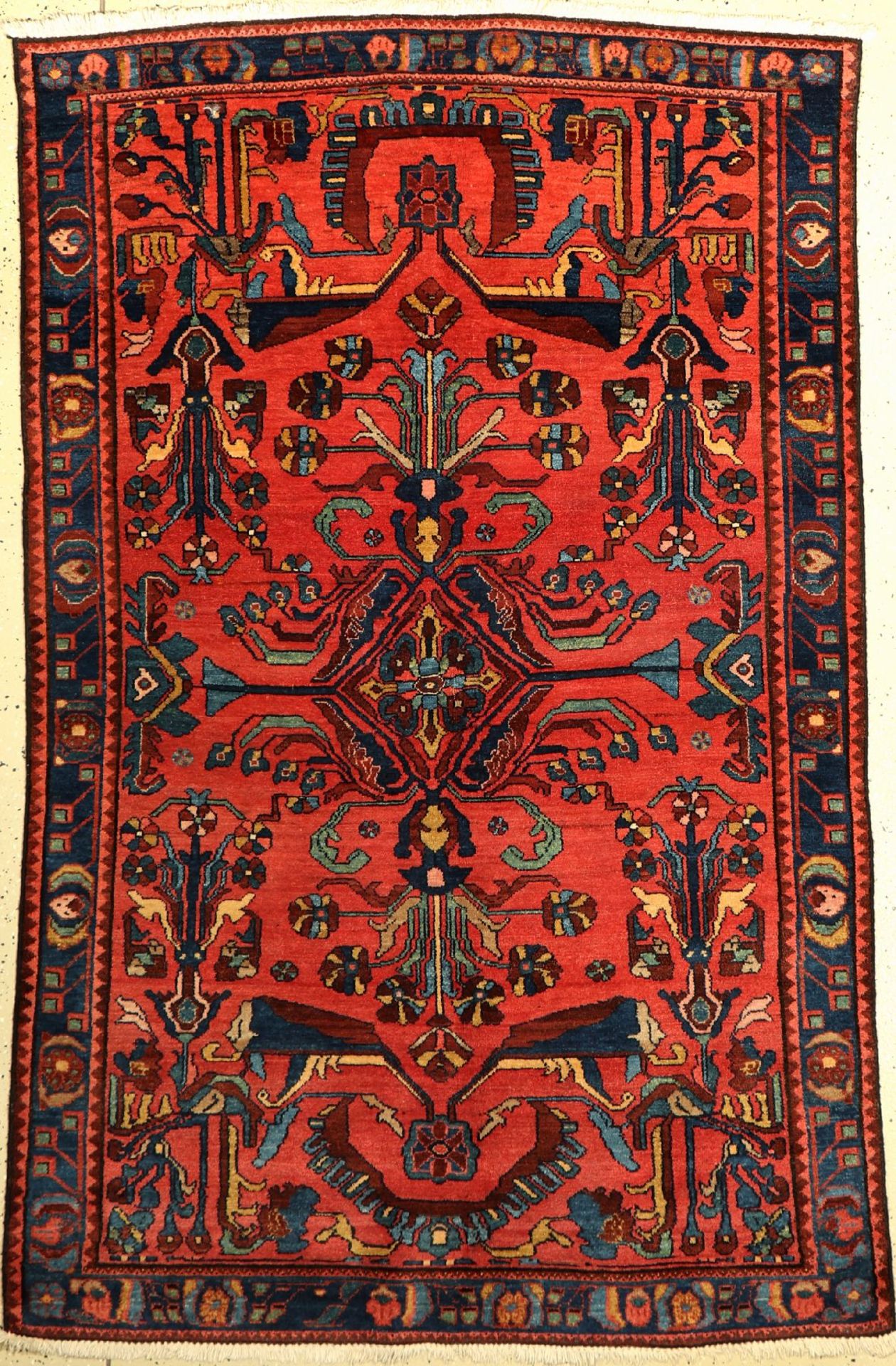 Lilian, Persien, um 1920, Wolle auf Baumwolle, ca. 198 x 130 cm, EHZ: 2Lilian rug, Persia, around