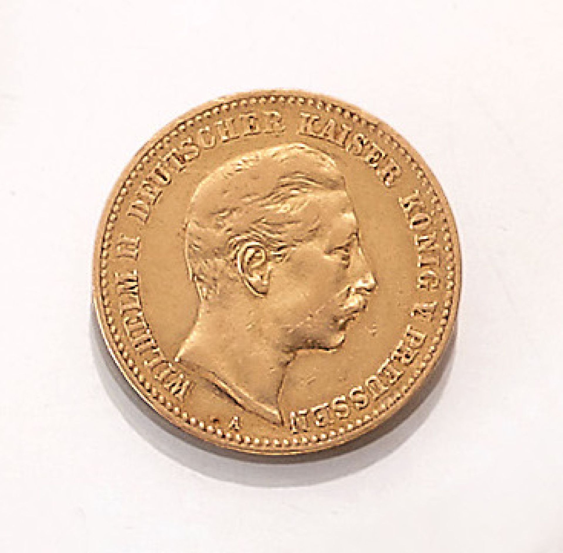 Goldmünze, 10 Mark, Deutsches Reich, 1898, Wilhelm II. deutscher Kaiser König von Preussen,