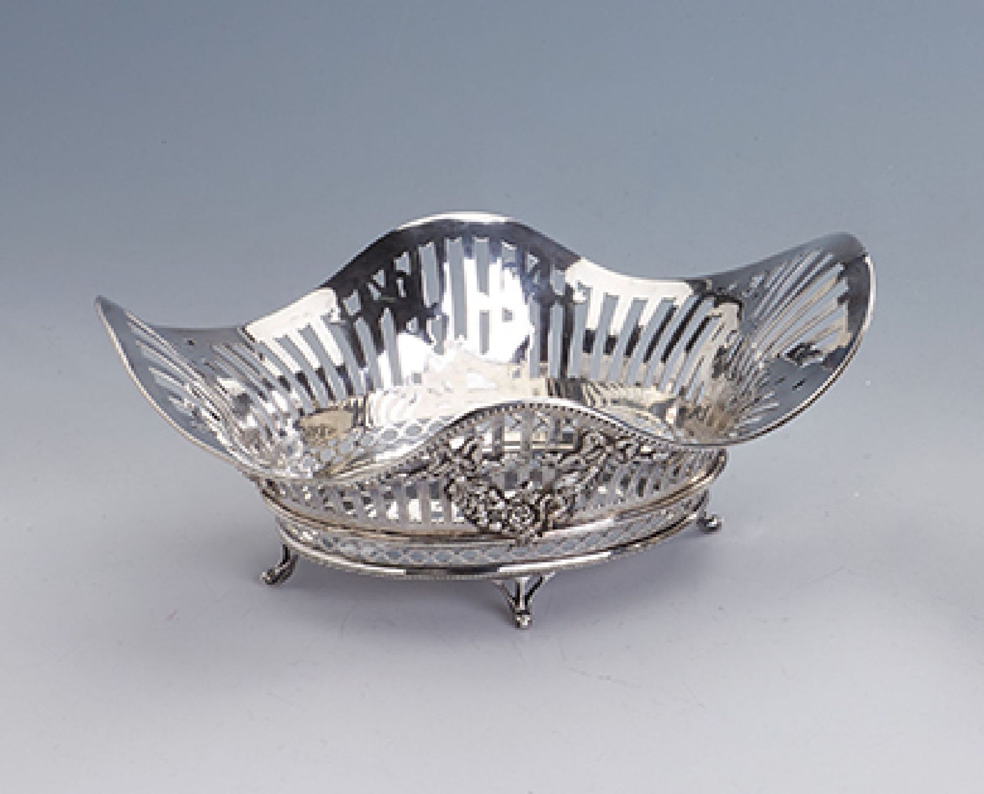 Anbietschale, England London 1906, 925er Silber, Meistermarke Goldsmith & Silversmith Company, 112