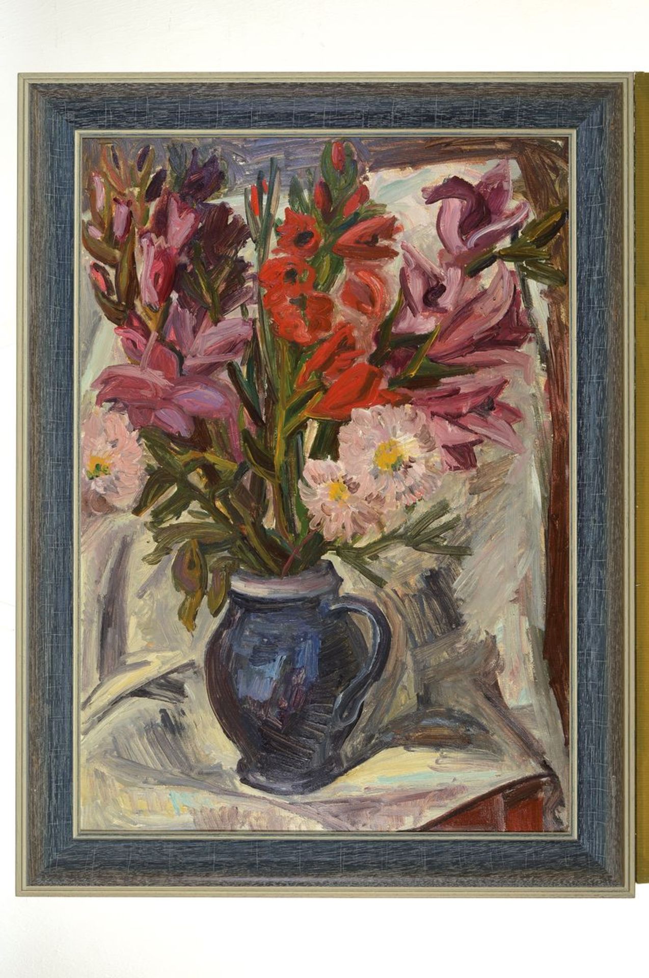 Robert Rabolt, 1899 Frankfurt/M.-1974, Starnberg, Studium an der Akademie München, hier: Blumen in - Bild 2 aus 2