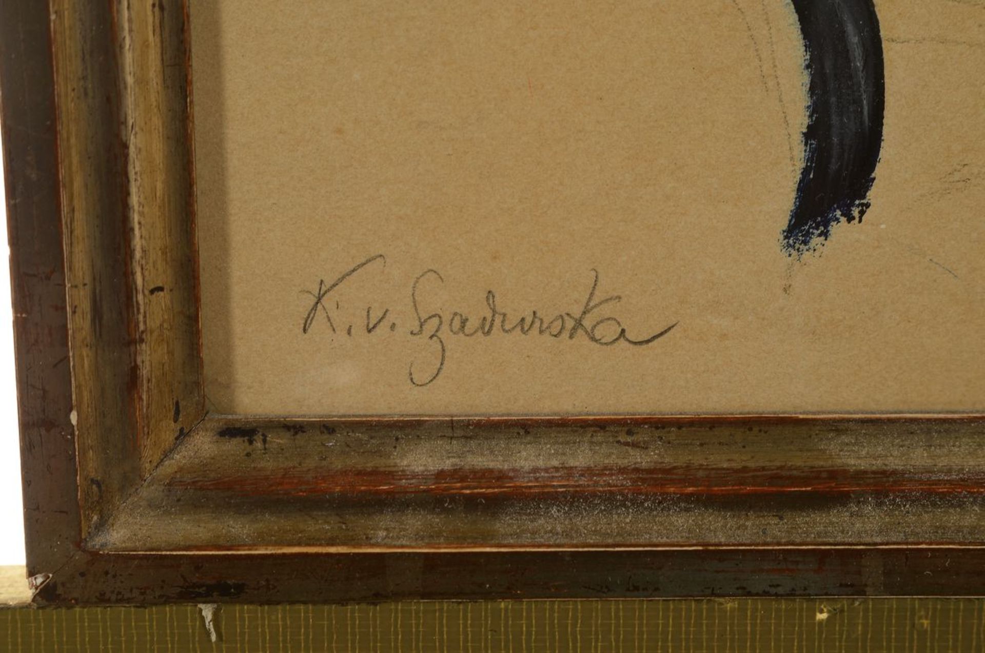 Kasia von Szadurska, 1876 Moskau-1942 Berlin, 2 Arbeiten: Akt, Gouache über Bleistift auf Papier, - Bild 3 aus 5
