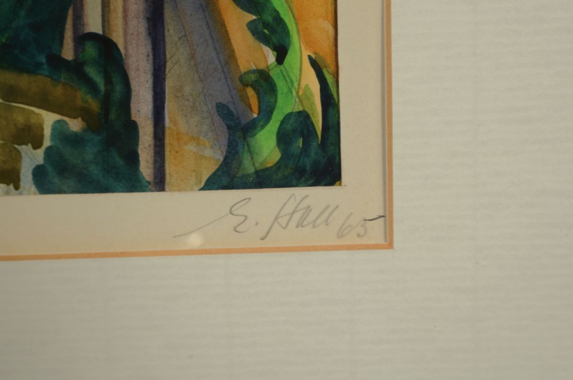 Eugen Stoll, 1895-1978 Ludwigshafen, Studium an der Akademie Karlsruhe, Meisterschüler von Albert - Bild 2 aus 3