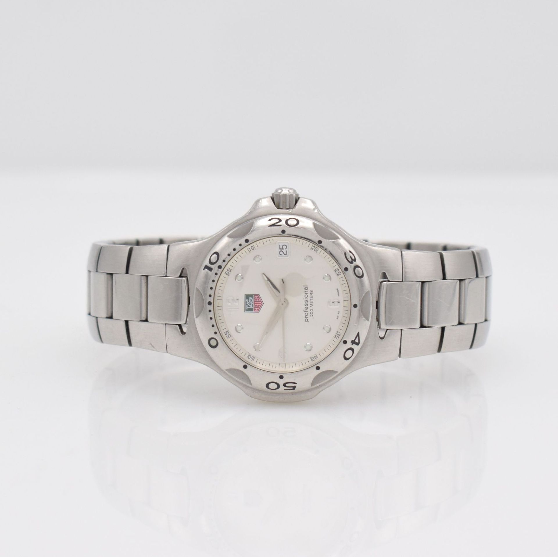 TAG HEUER Kirium Herrenarmbanduhr, Schweiz um 2000, quarz, Ref. WL 1114-0, verschr. Edelstahlgeh.