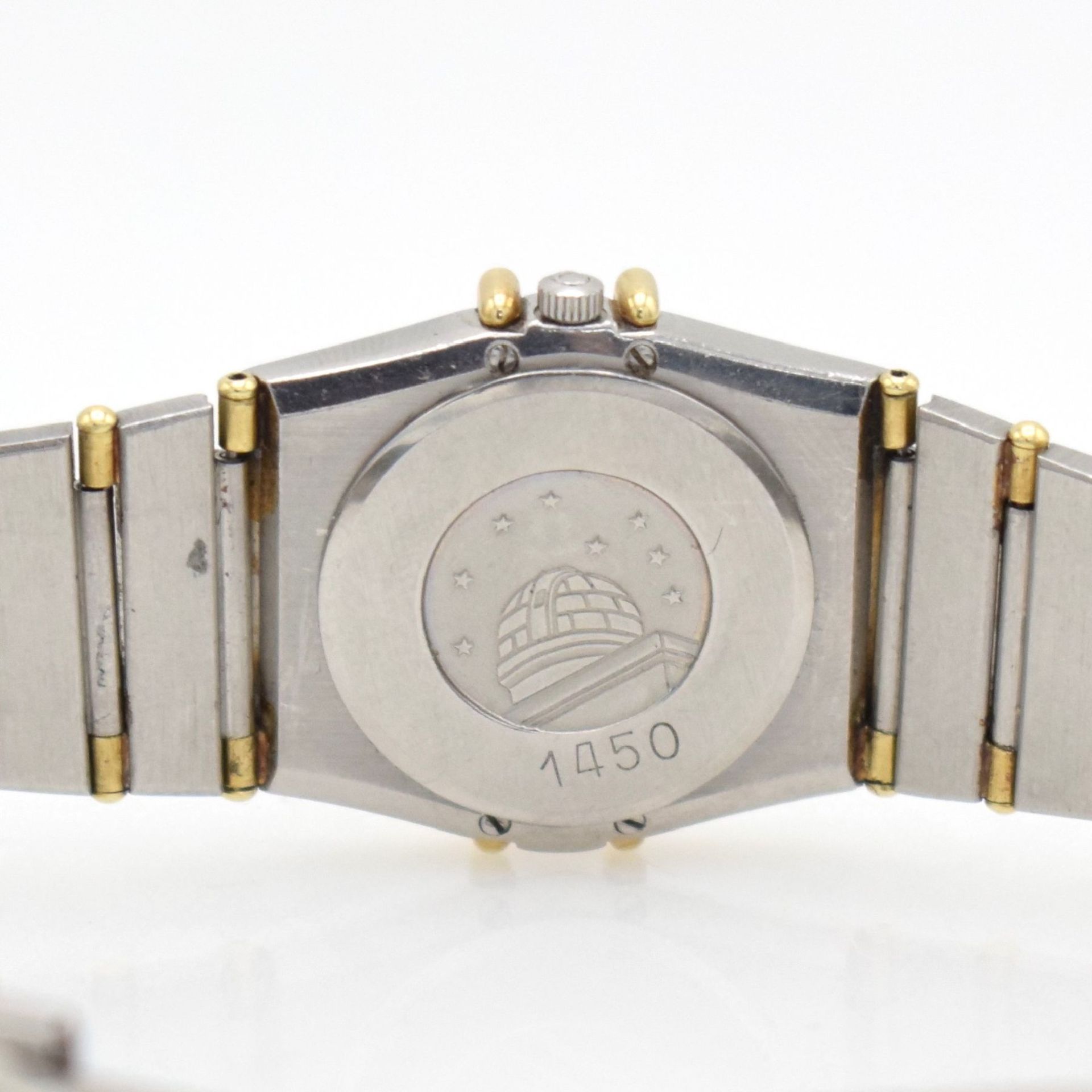 OMEGA Constellation Damenarmbanduhr, Schweiz um 1995, quarz, Ref. 5950055/7950836, Edelstahl/Gold - Bild 6 aus 6