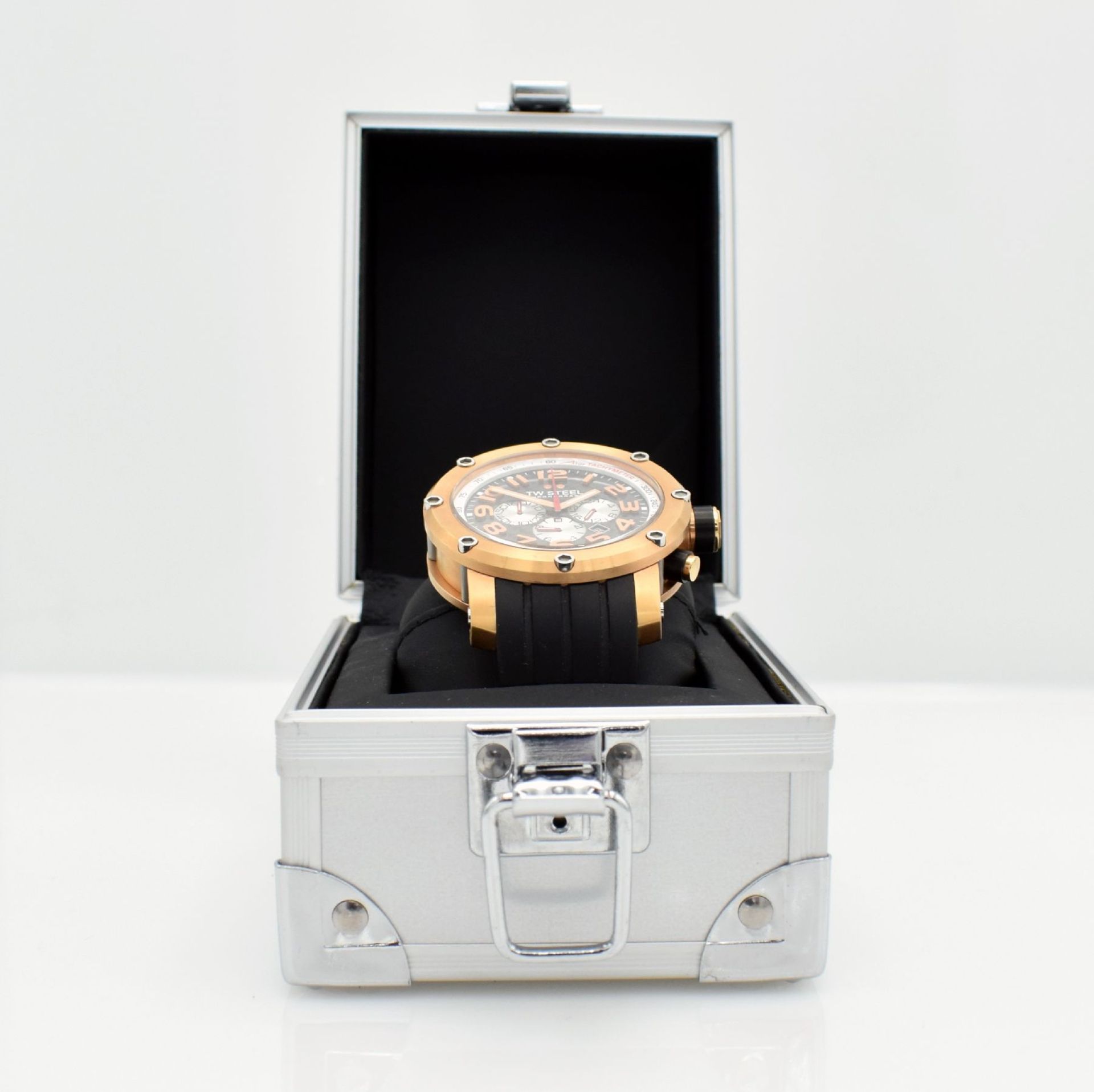 TW STEEL Armbandchronograph Serie A1GP, Ref. TW-606, rose-verg. Edelstahlgeh. inkl. orig. - Bild 8 aus 9