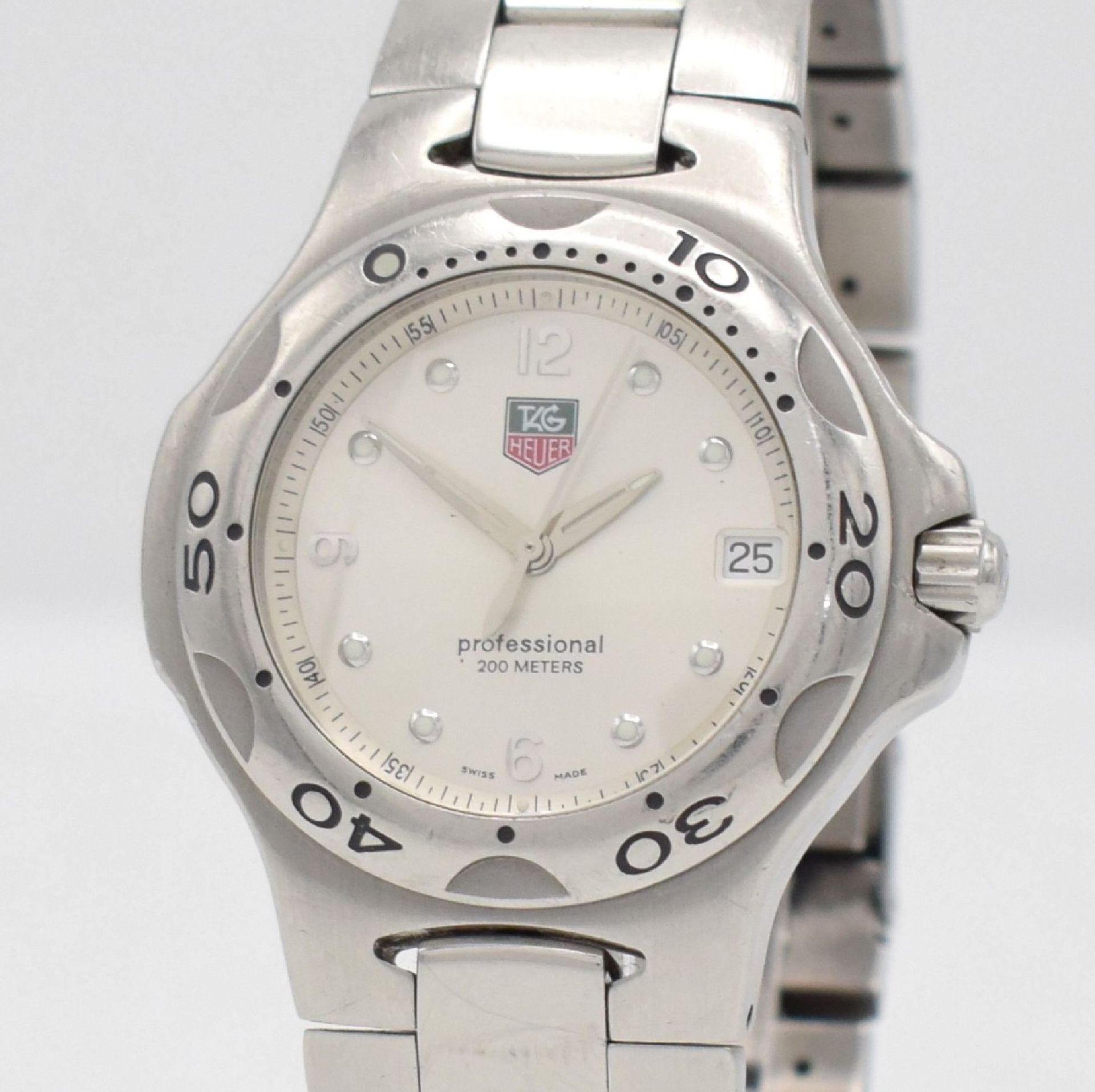 TAG HEUER Kirium Herrenarmbanduhr, Schweiz um 2000, quarz, Ref. WL 1114-0, verschr. Edelstahlgeh. - Bild 4 aus 7