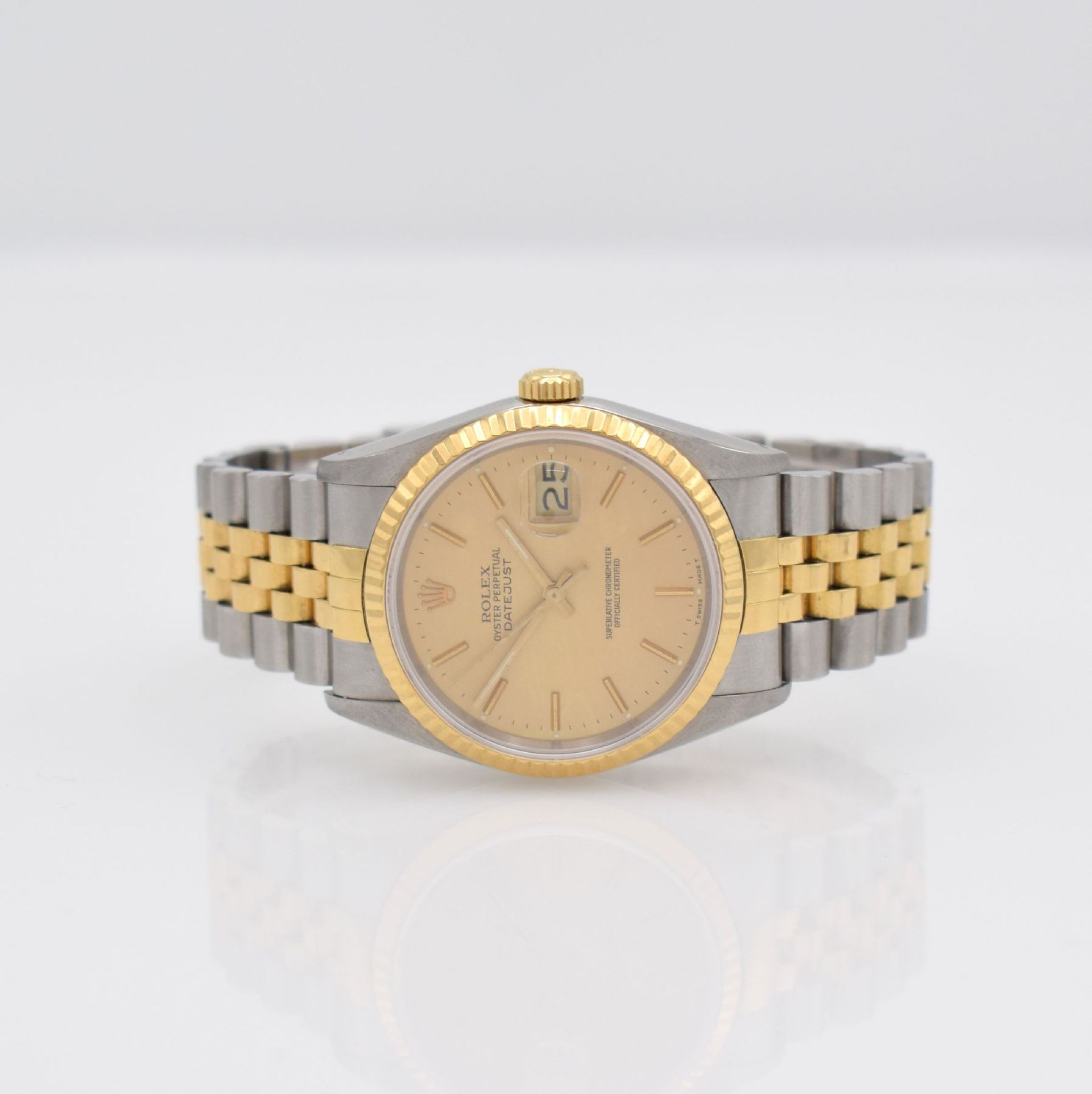 ROLEX Herrenarmbanduhr Oyster Perpetual Datejust, Schweiz um 1988, Automatik, Ref. 16233,