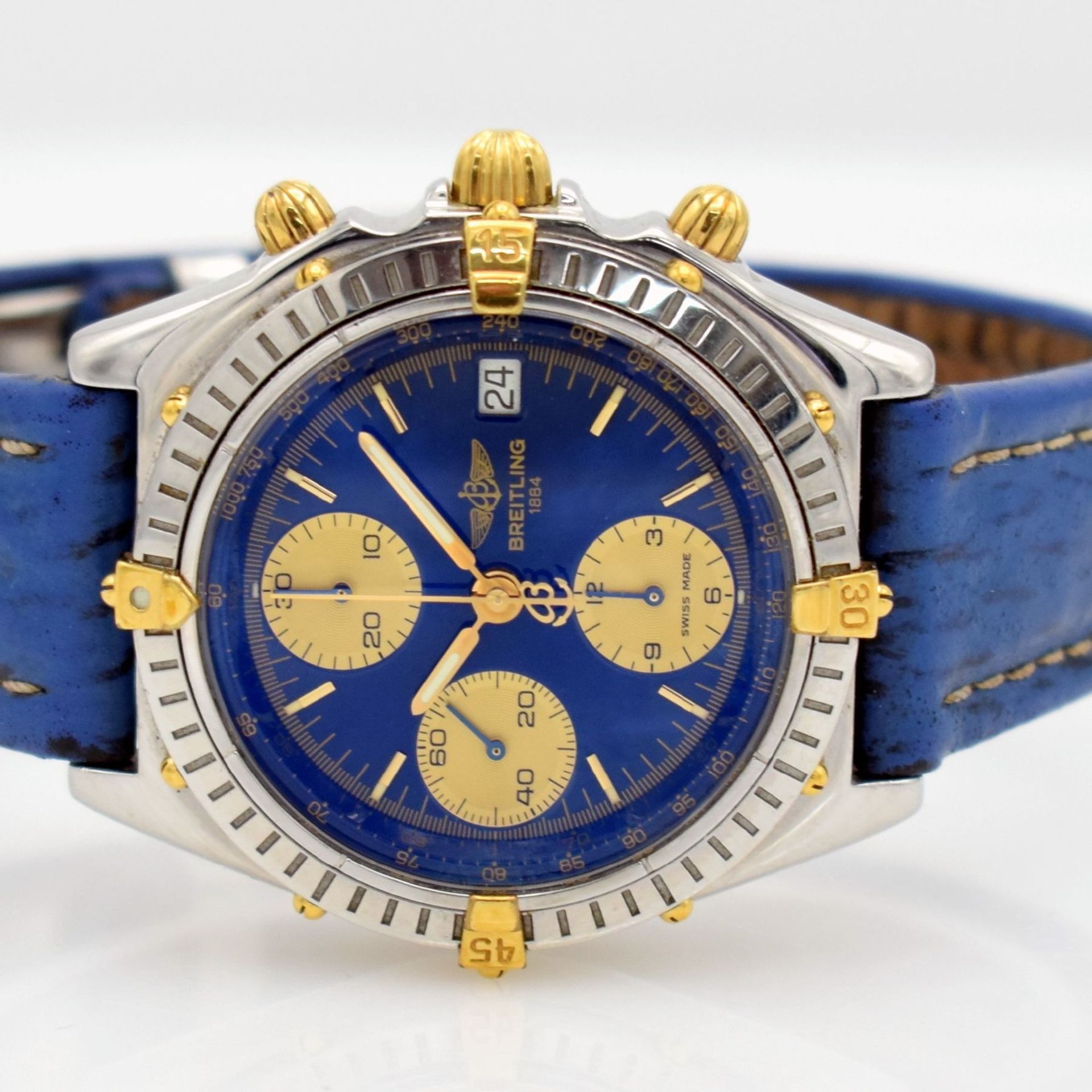 BREITLING Armbandchronograph Modellserie Chronomat, Automatik, Schweiz um 1995, Ref. B13048, - Bild 2 aus 5