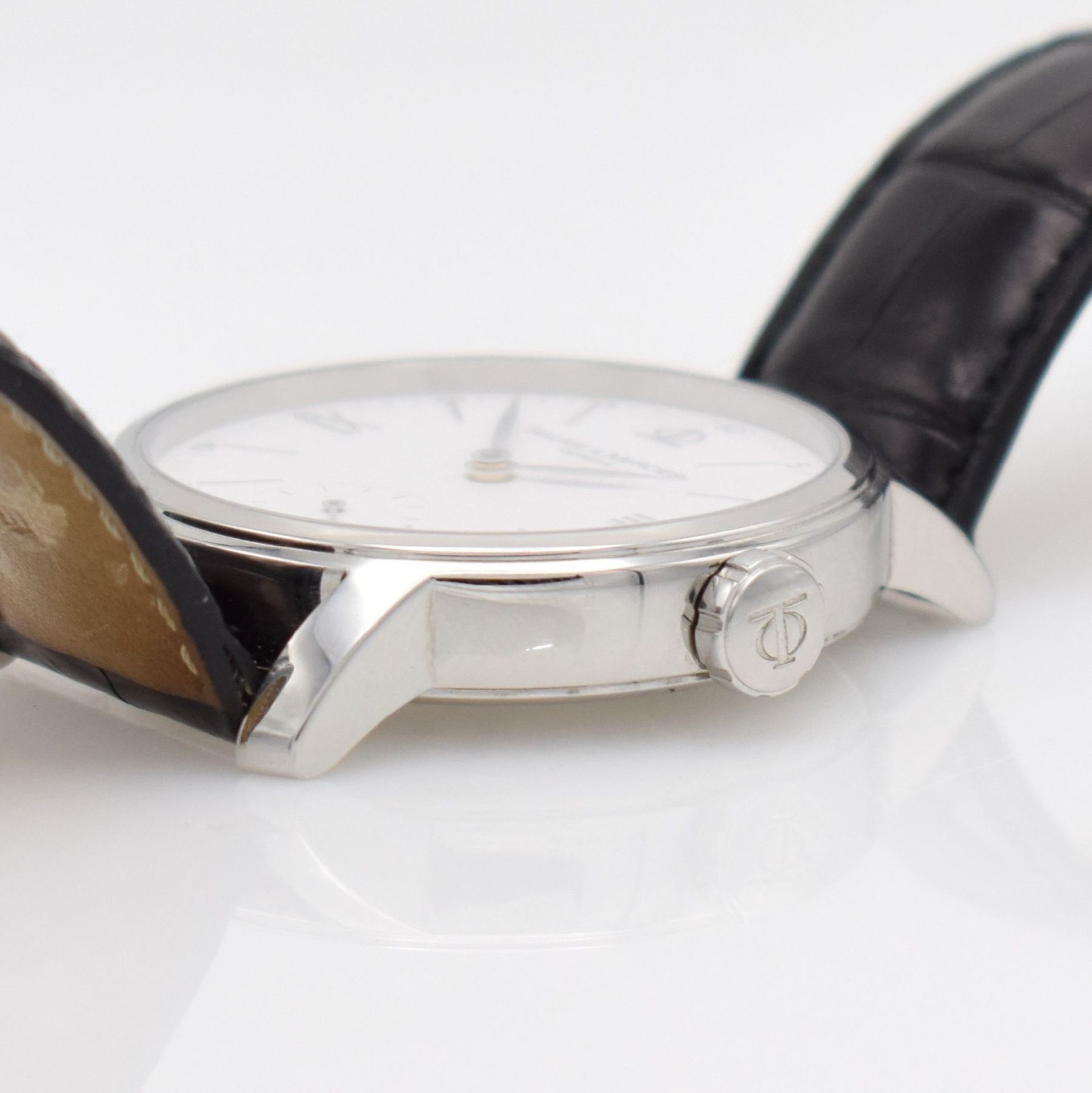 BAUME & MERCIER Herrenarmbanduhr, Schweiz um 2010, Handaufzug, Ref. 65495, beids. vergl. - Bild 6 aus 7